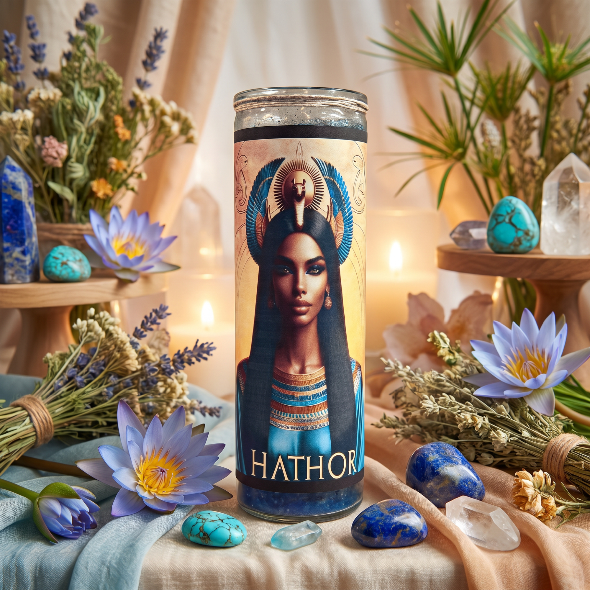 Hathor Goddess Candle