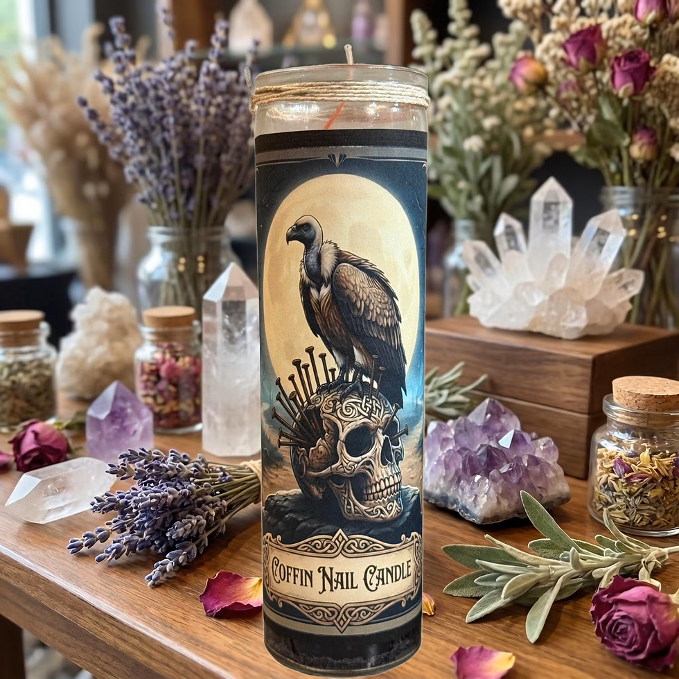 Coffin Nail Candle