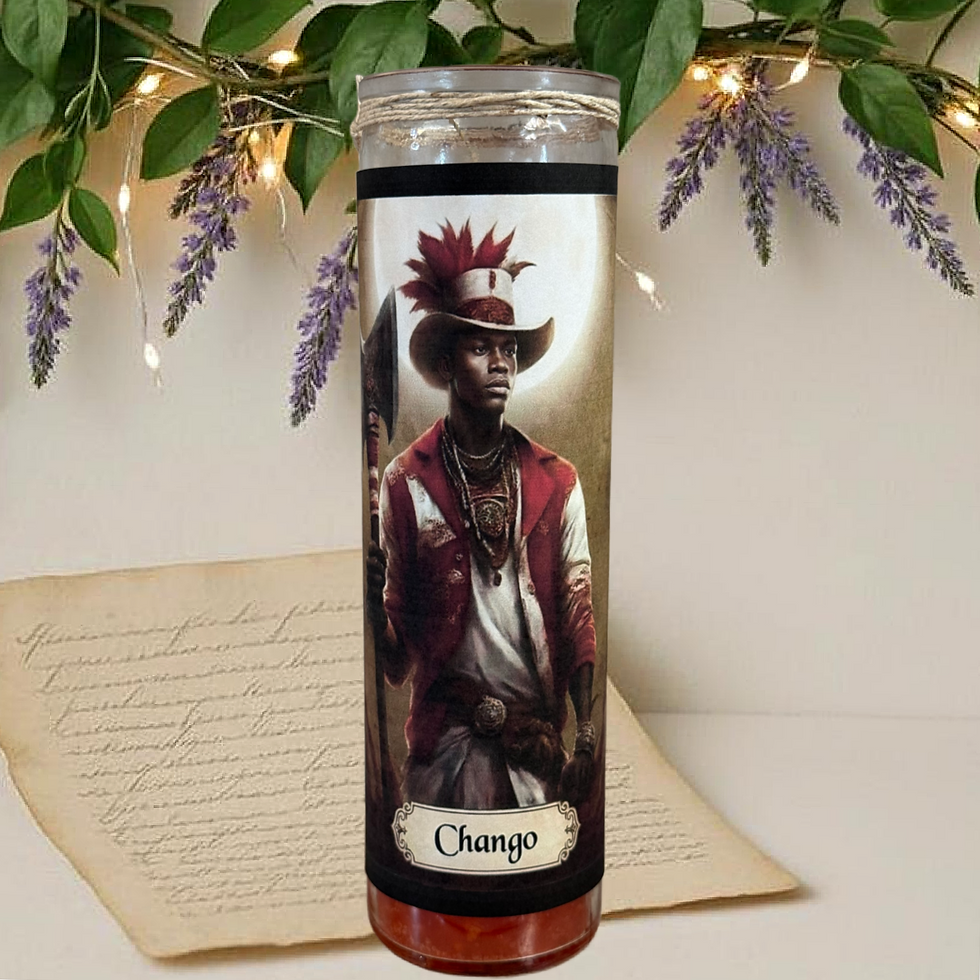 Chango Orisha Candle | Ritual Candle for Spiritual Practices