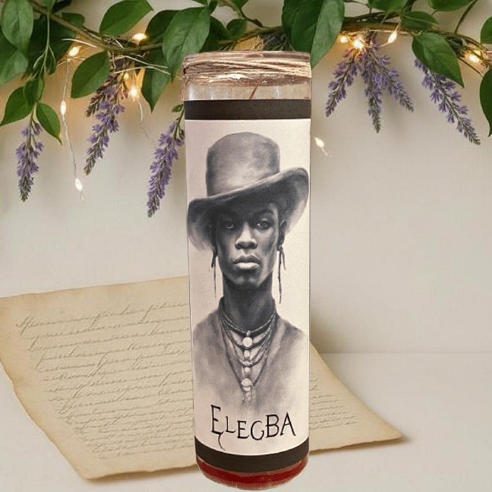 Elegba Orisha Candle