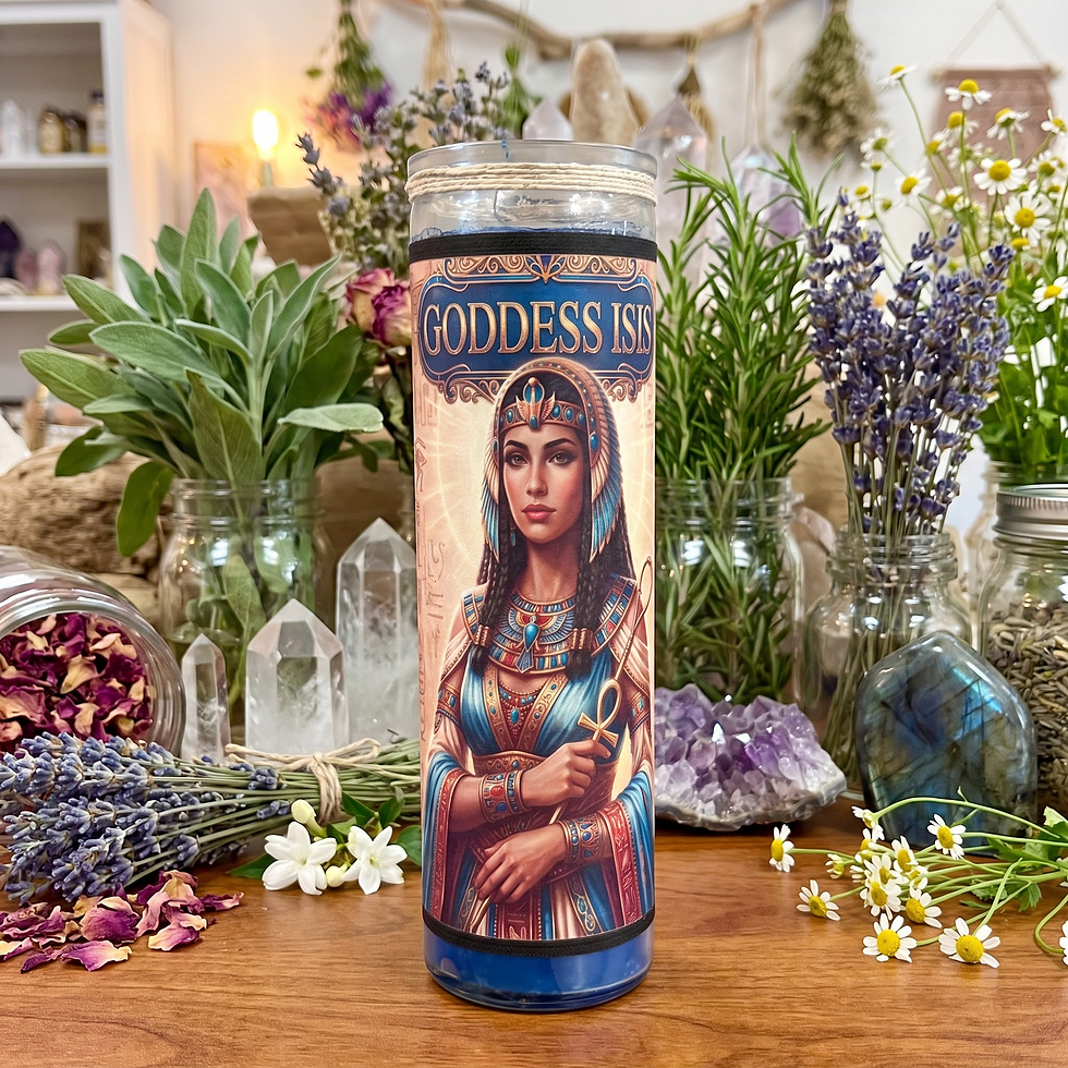 Goddess Isis Candle