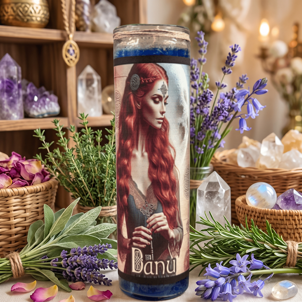 Danu Goddess Candle