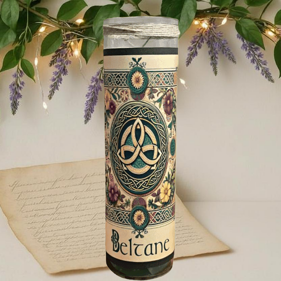 Beltane Holiday Candle