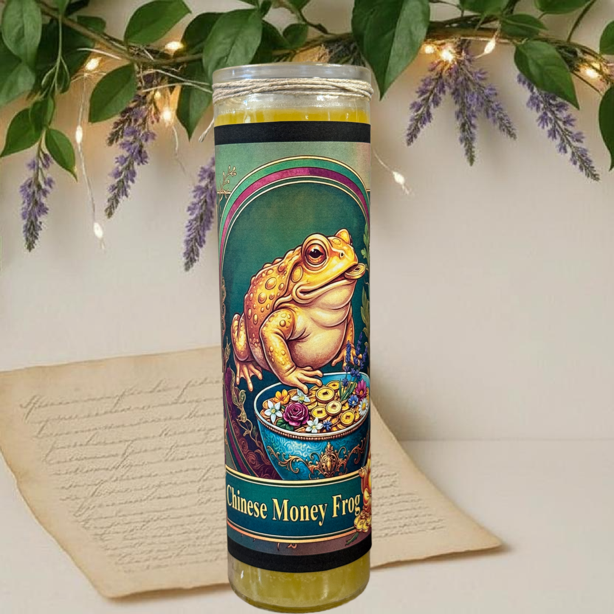Feng Shui Money Frog Candle