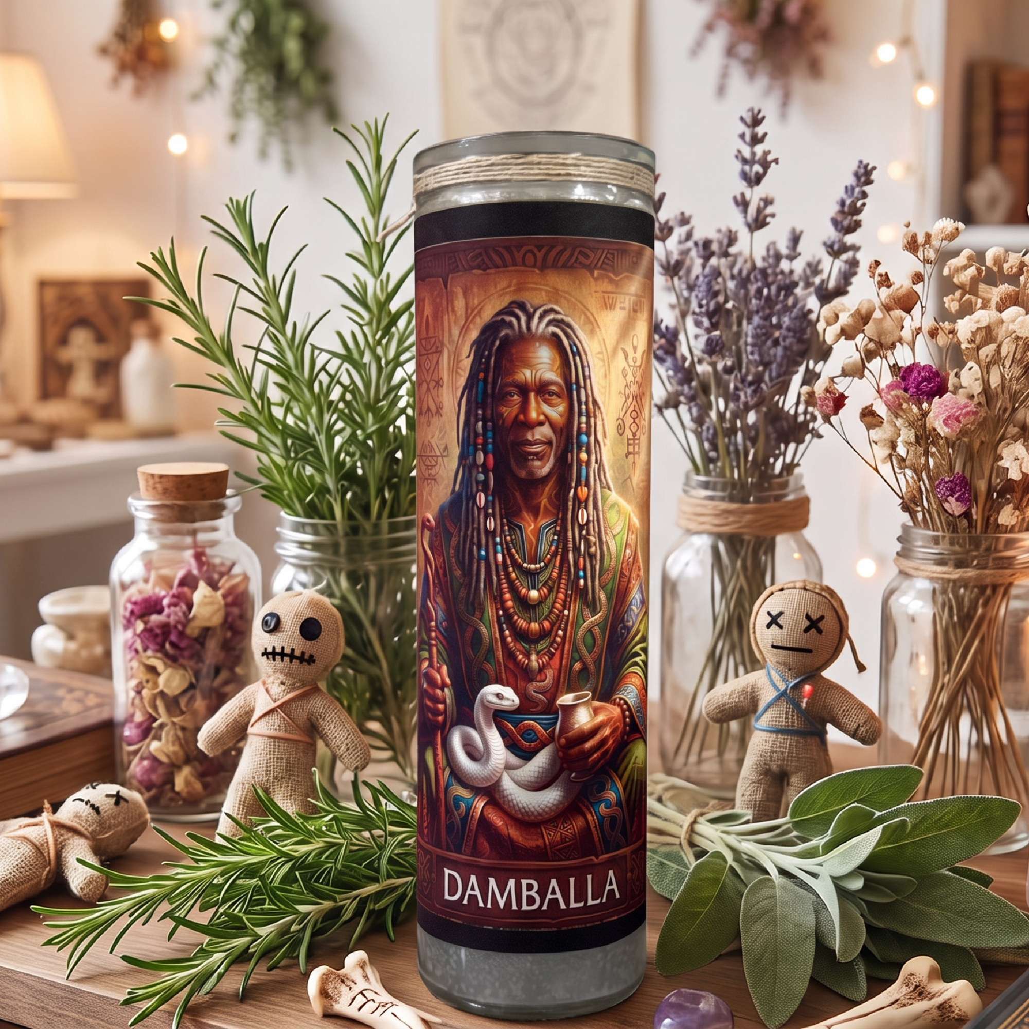 Damballa Deity Candle