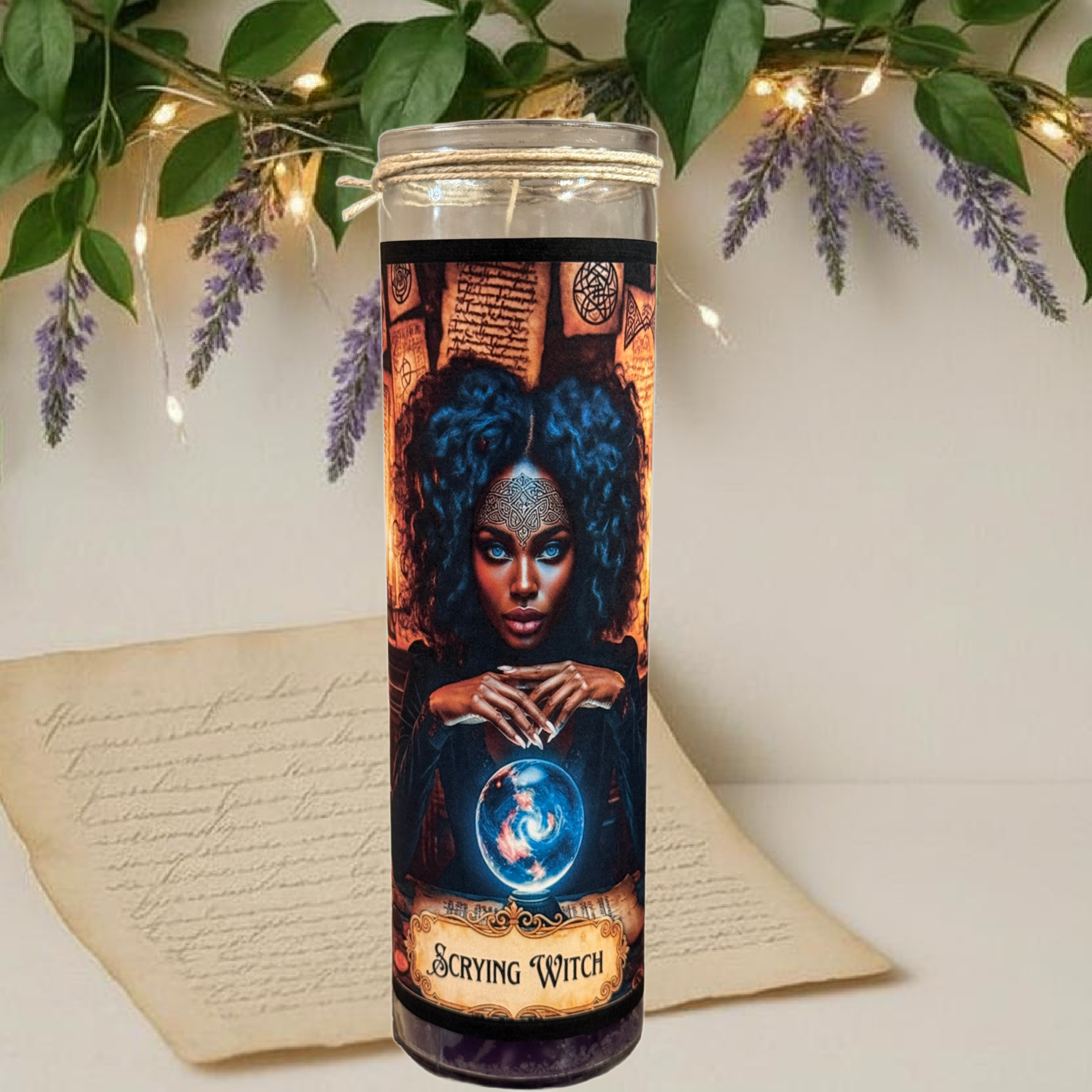 Scrying Witch Candle