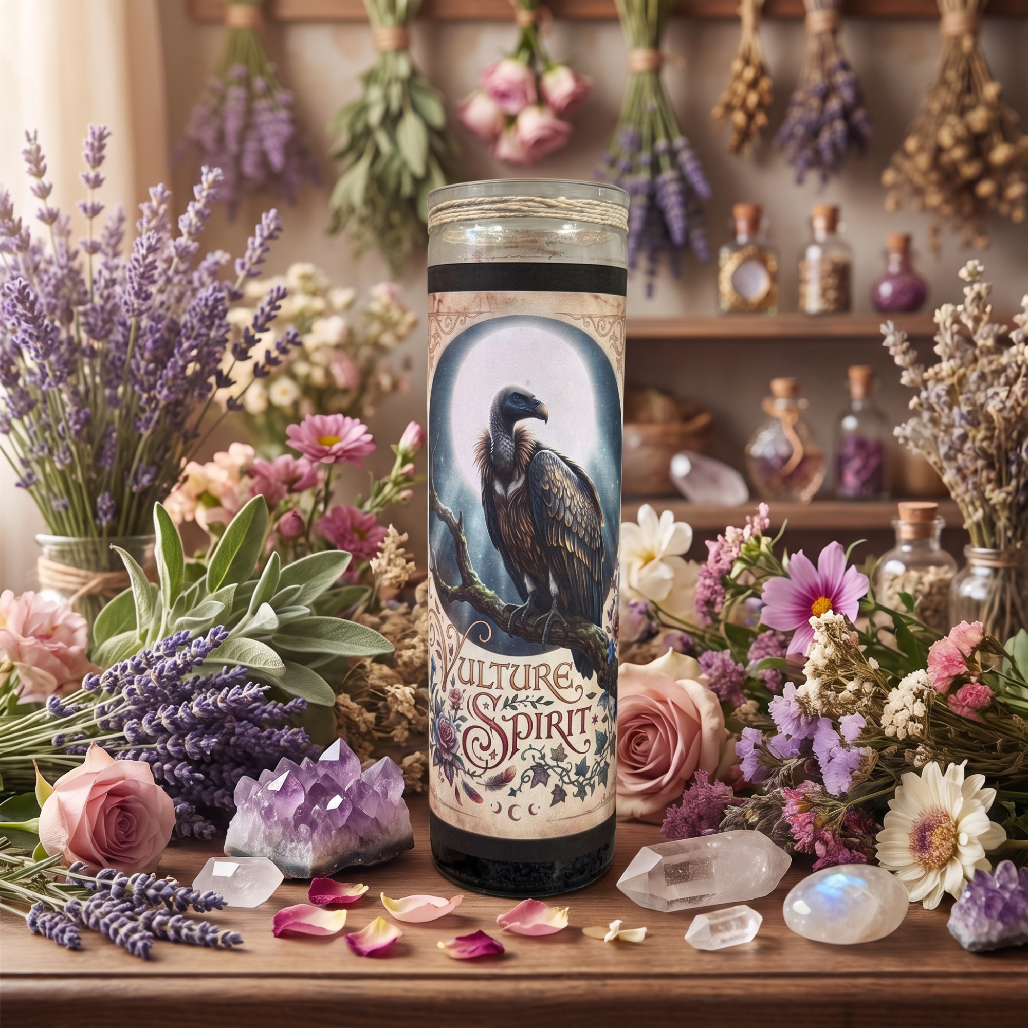 Vulture Animal Spirit Candle
