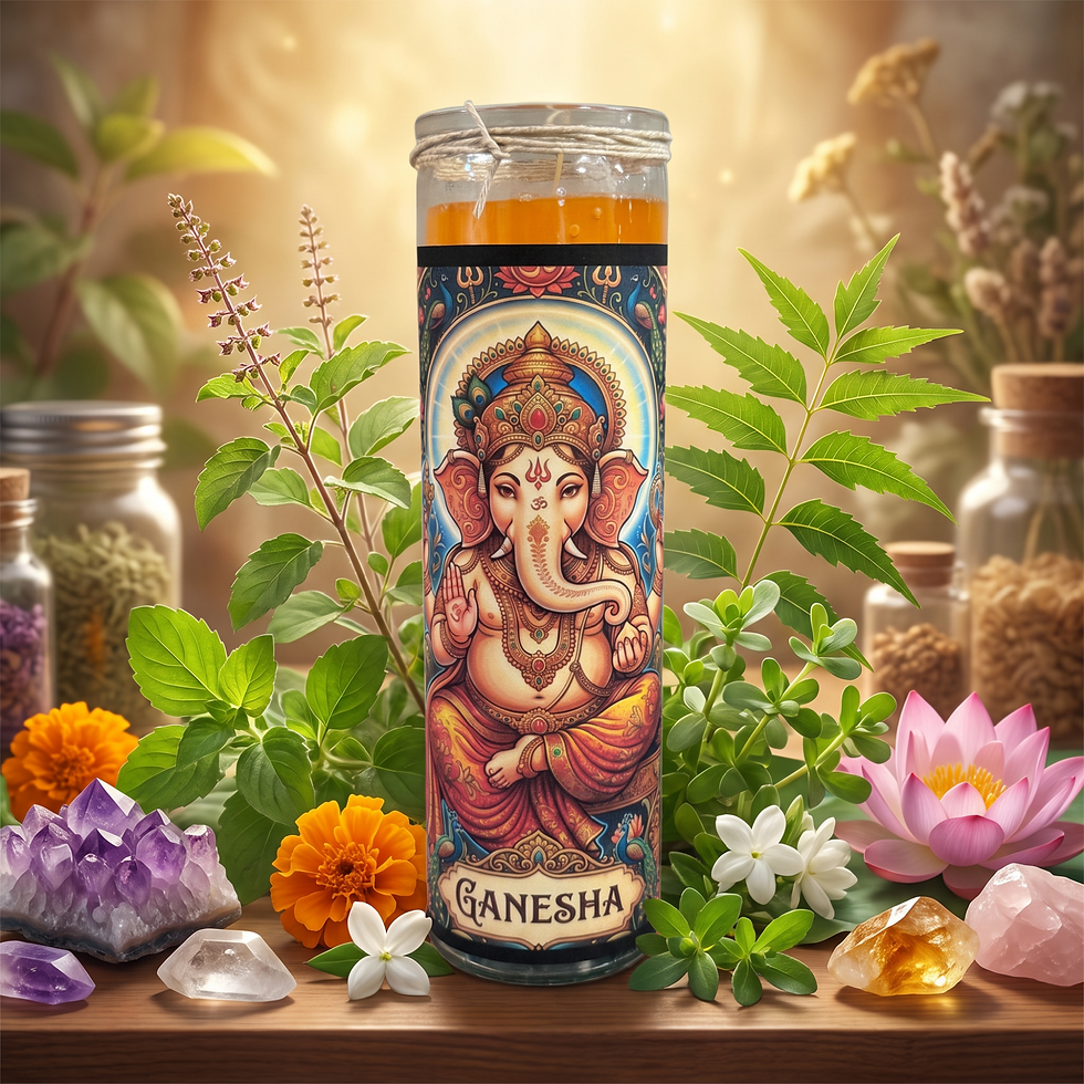 Ganesha Deity Candle