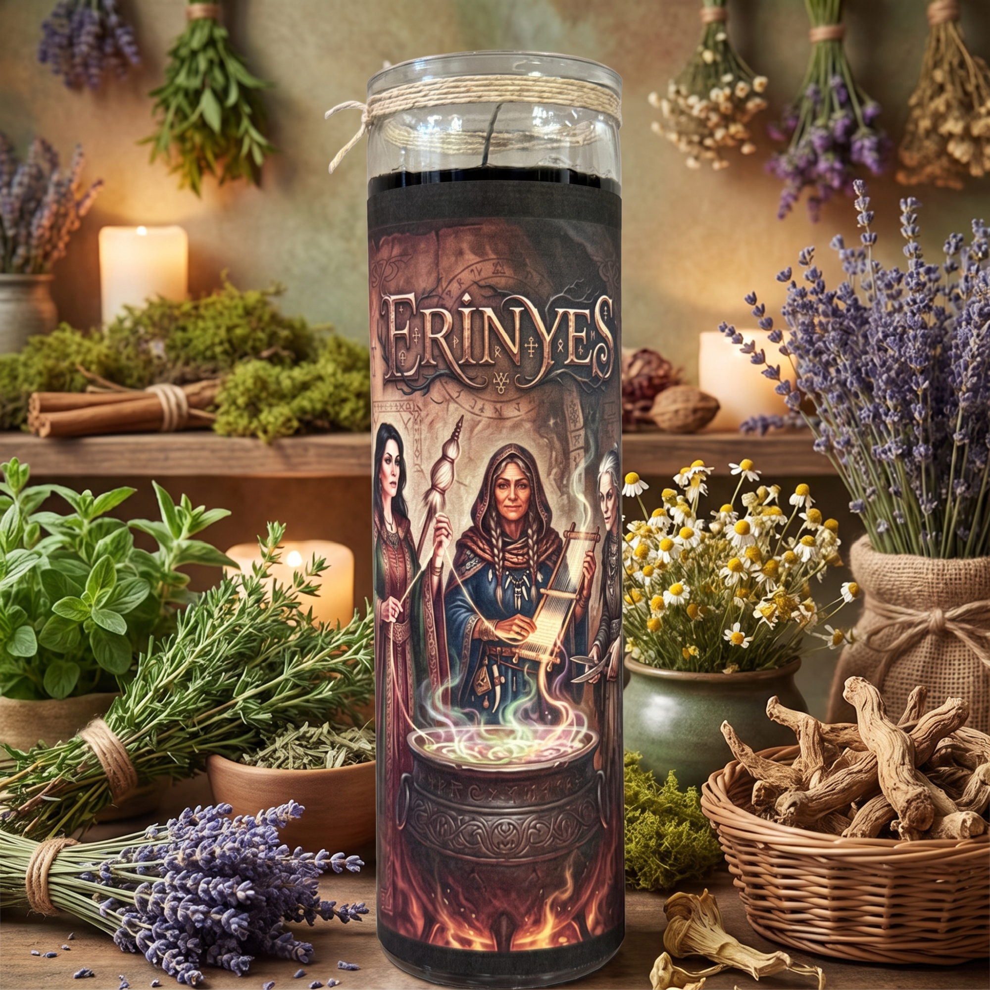 Erinyes Dark Arts Candle