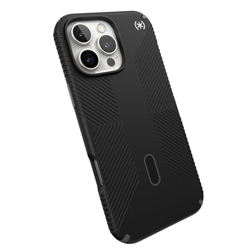 Speck Black iPhone 16 Pro Max Case MagSafe and ClickLock - Slim Phone Case