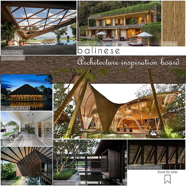 Balinese Architecture MoodBoard Inkedtecture