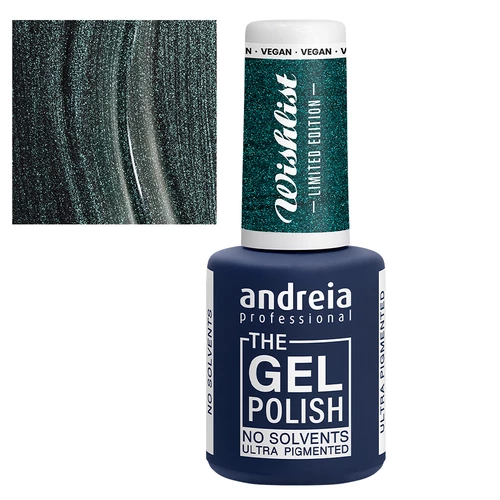 Andreia The Gel Polish Coleção Wishlist - Wl3 Shimmer Verde Esmeralda