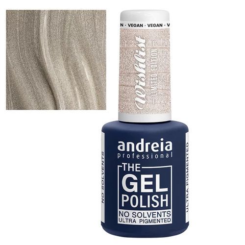Andreia The Gel Polish Coleção Wishlist - Wl4 Shimmer Pérola E Prata