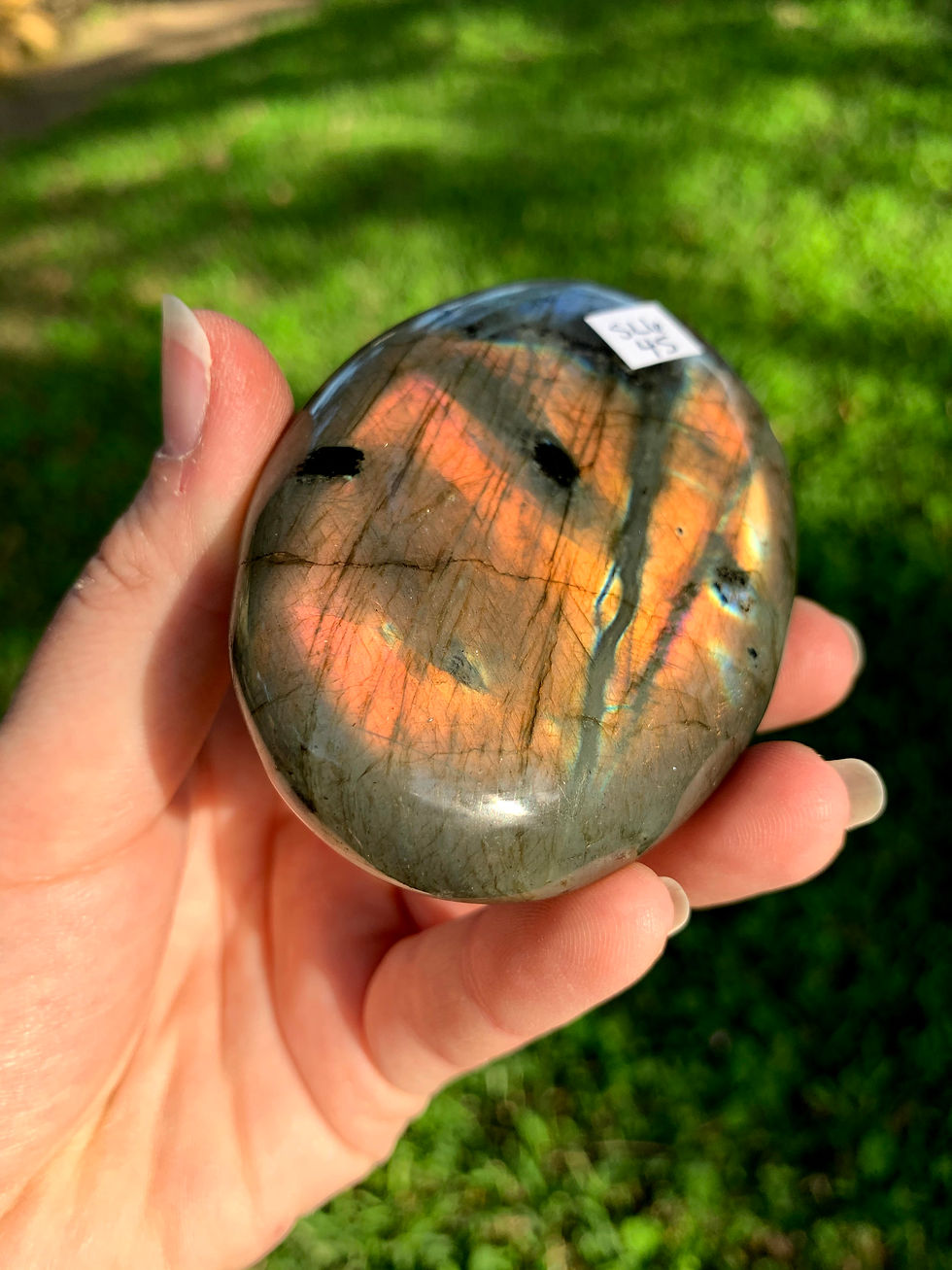 Thumbnail: XL Labradorite Palm Stone