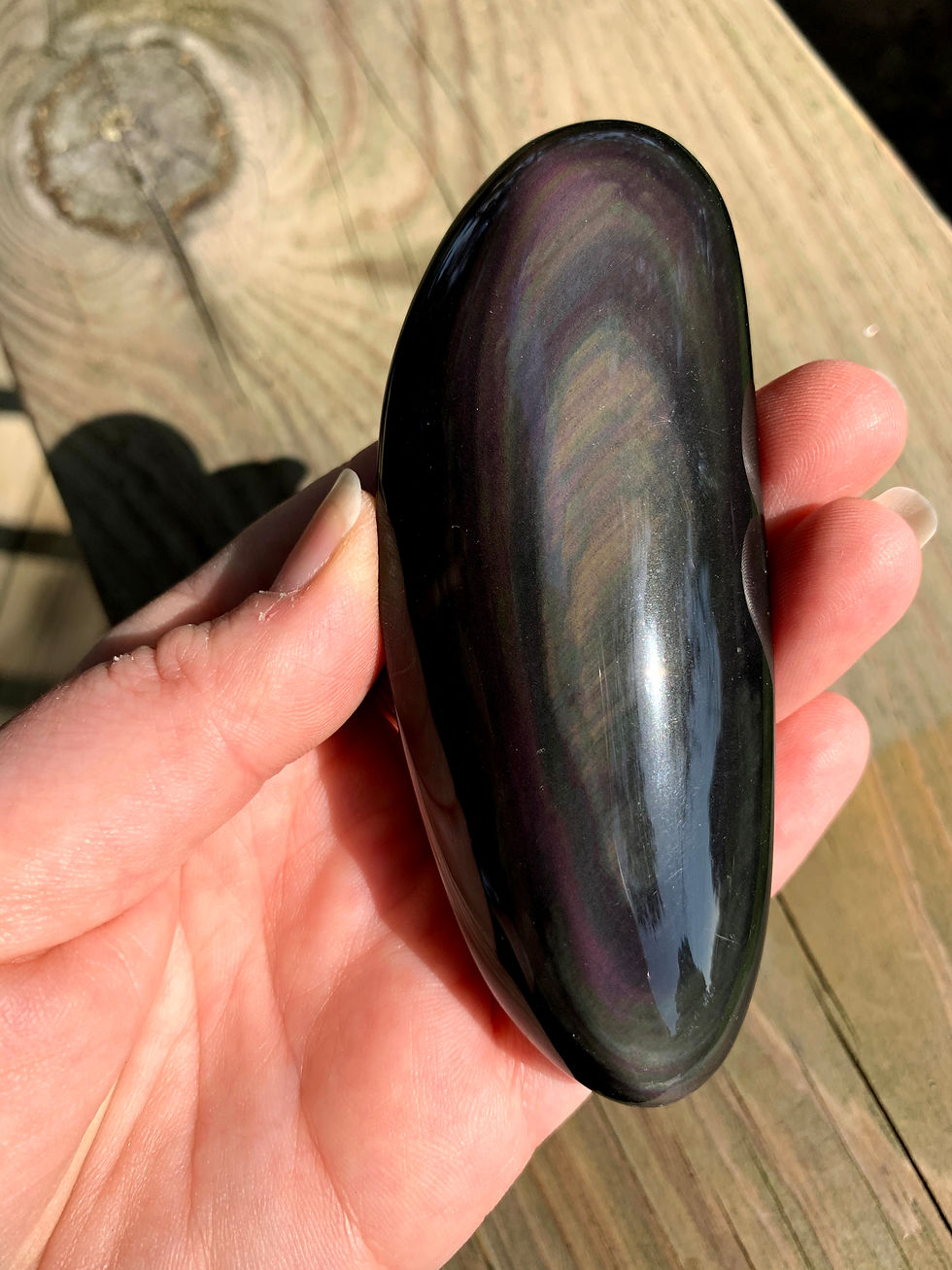 Thumbnail: Rainbow Obsidian Palm Stone