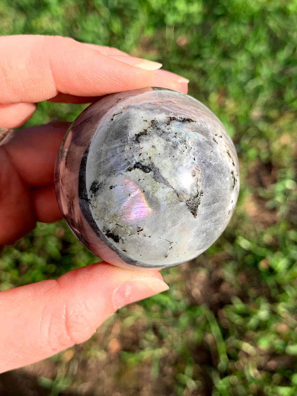 Thumbnail: Rainbow Labradorite Sphere