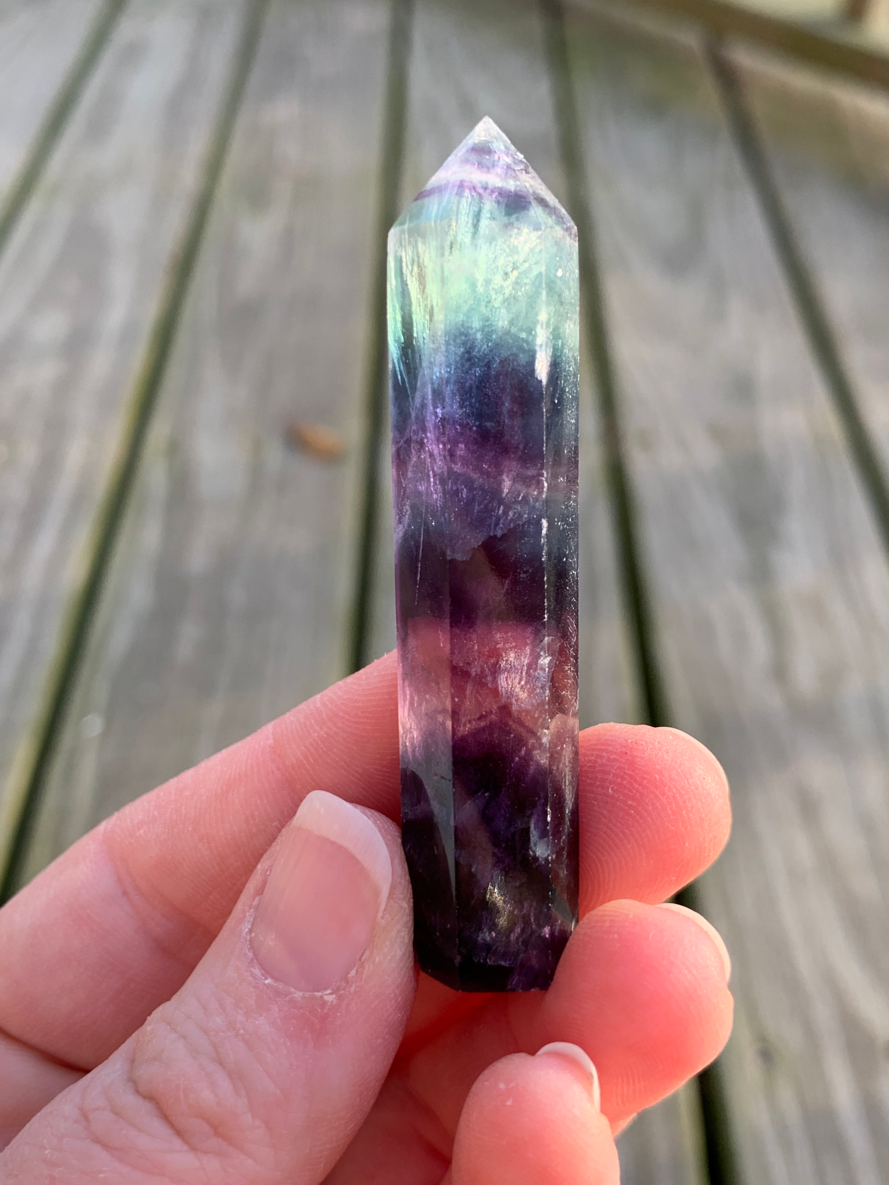 Mini Fluorite Tower - BK
