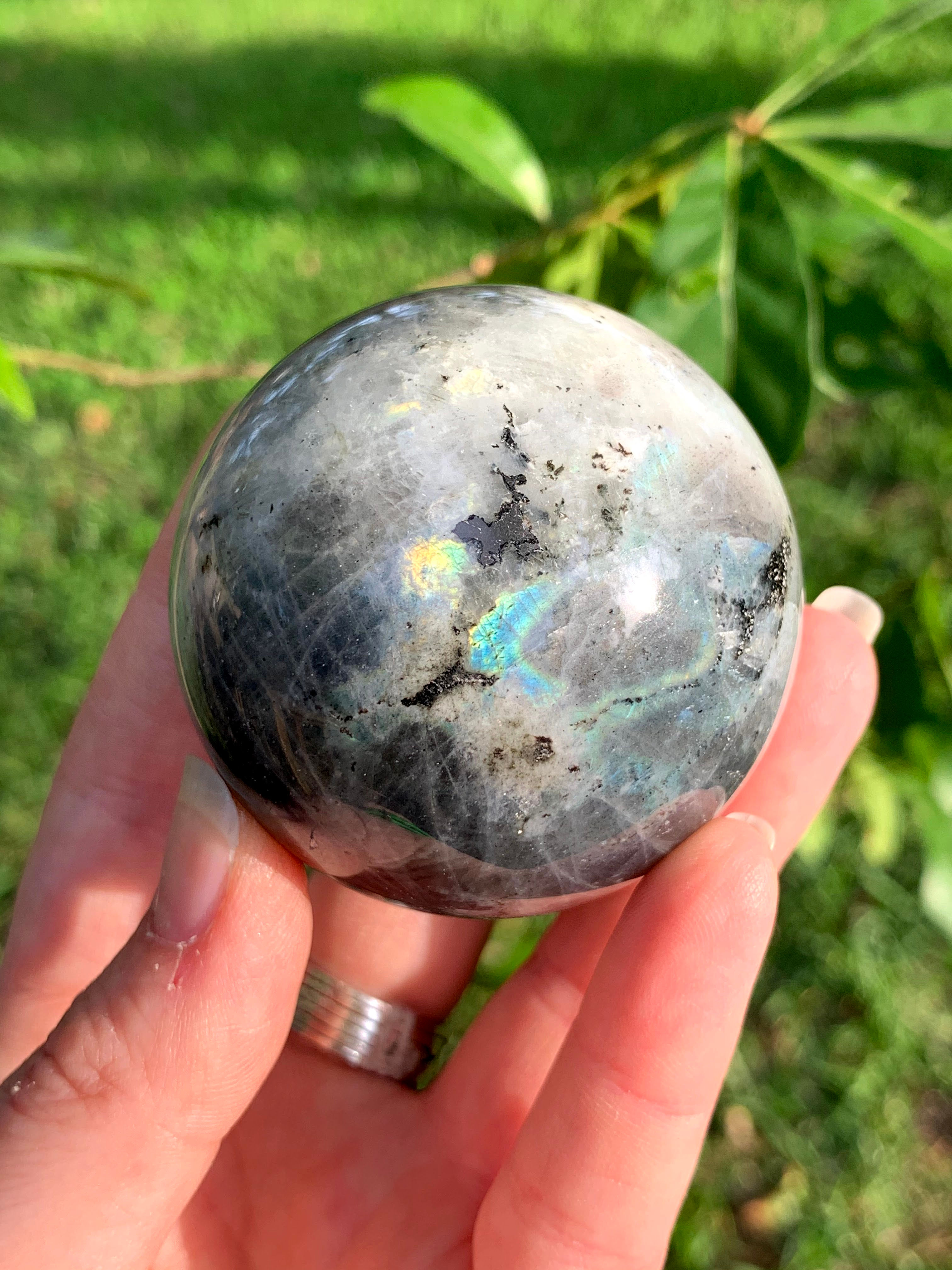 Rainbow Labradorite Sphere