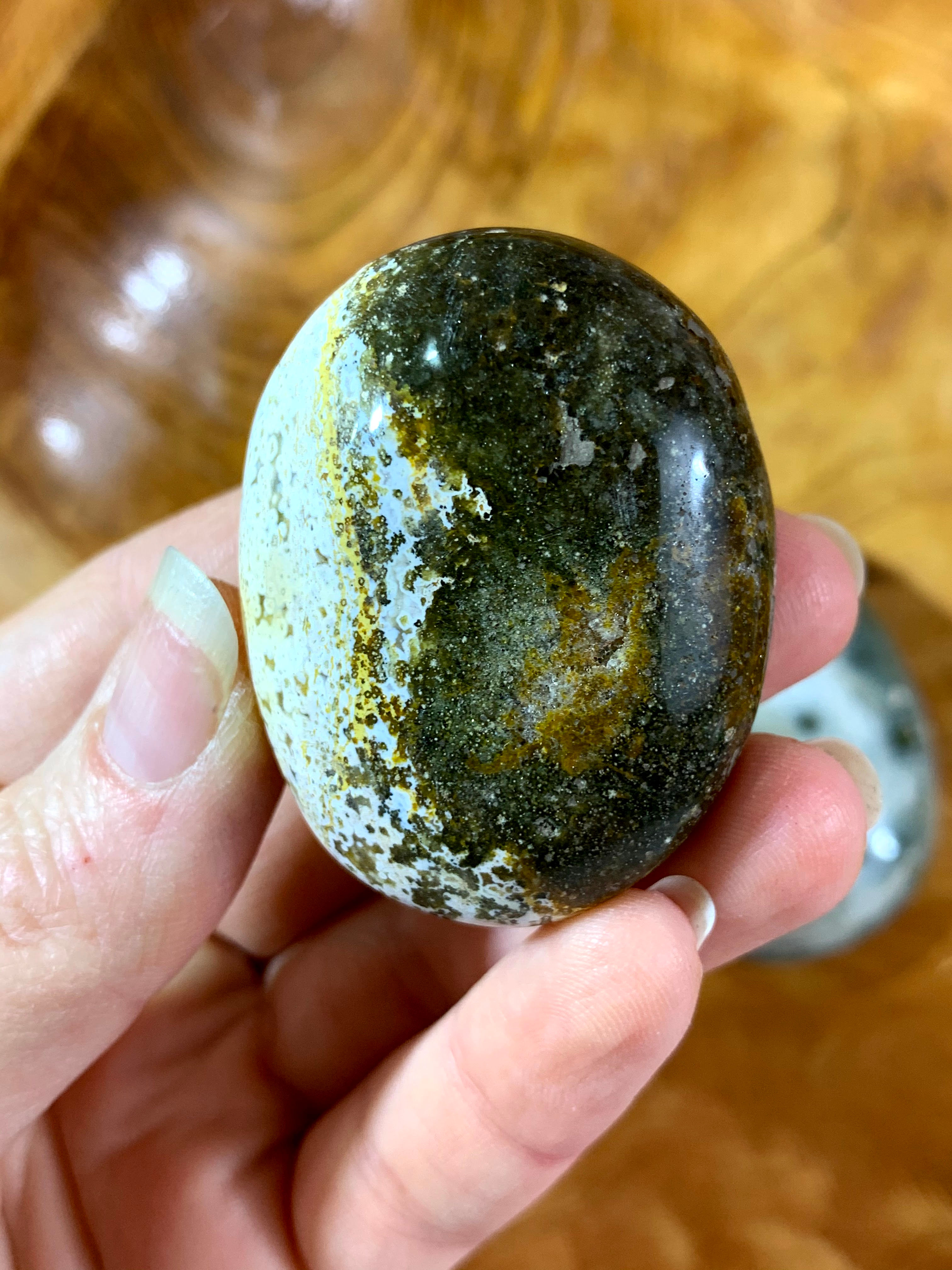 Ocean Jasper Palm Stone