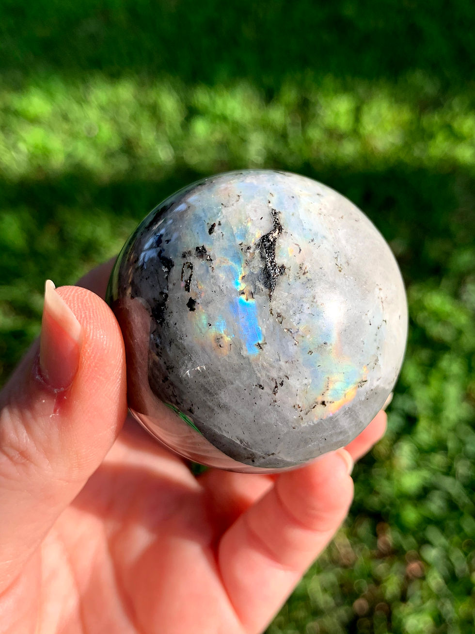 Thumbnail: Rainbow Labradorite Sphere