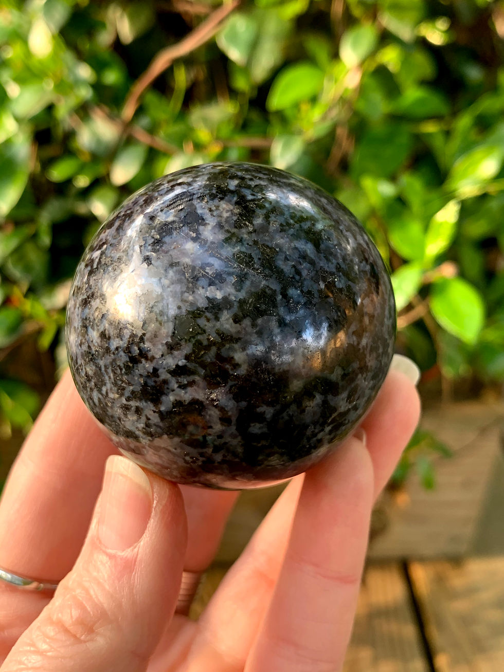 Thumbnail: Indigo Gabbro Sphere