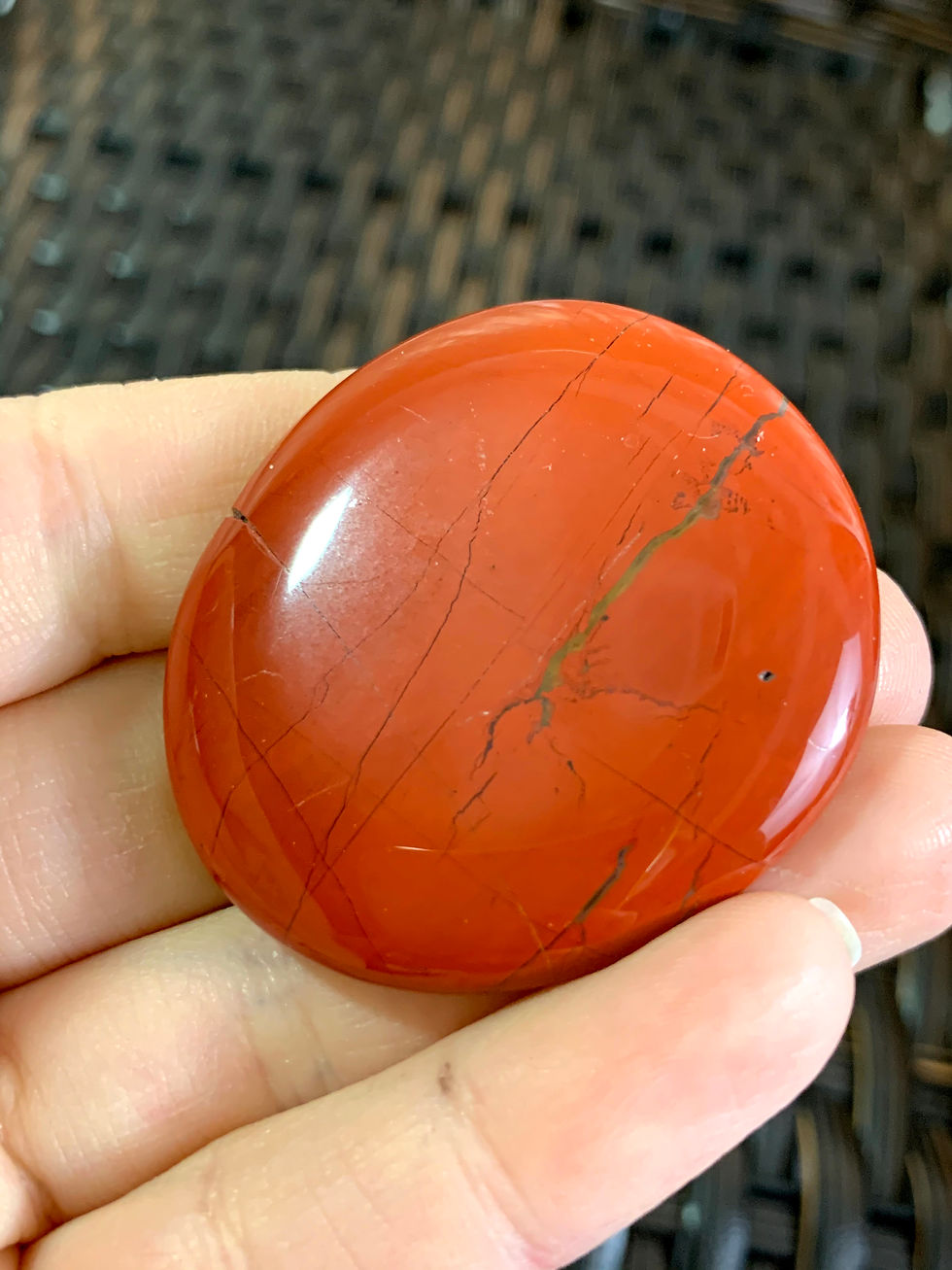 Thumbnail: Red Jasper Flat Palm