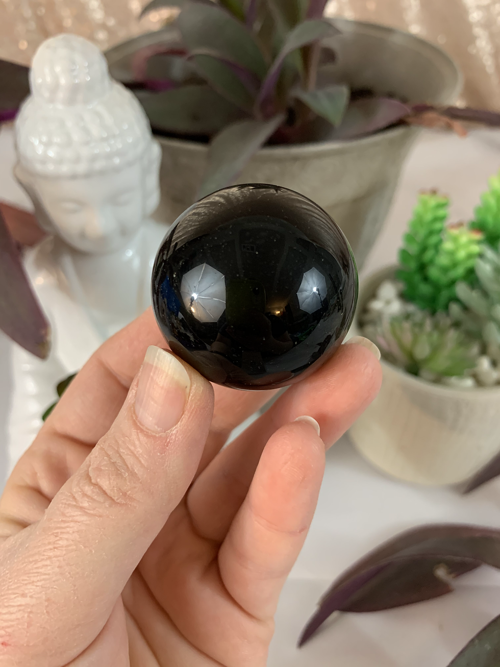 Thumbnail: Gold Sheen Obsidian Sphere