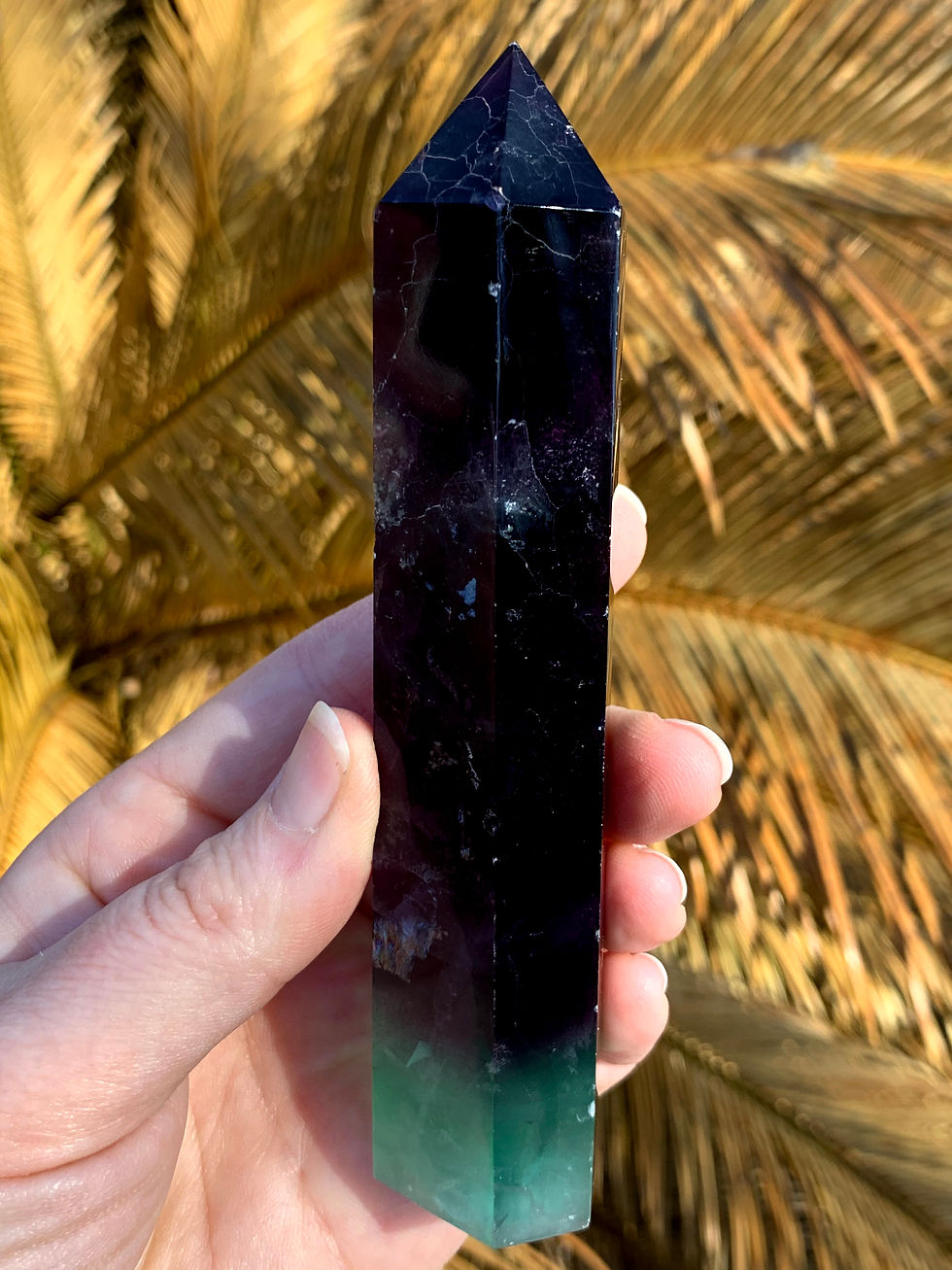 Thumbnail: Green & Purple Fluorite Tower