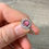 Thumbnail: Pink Tourmaline Silver Plated Ring