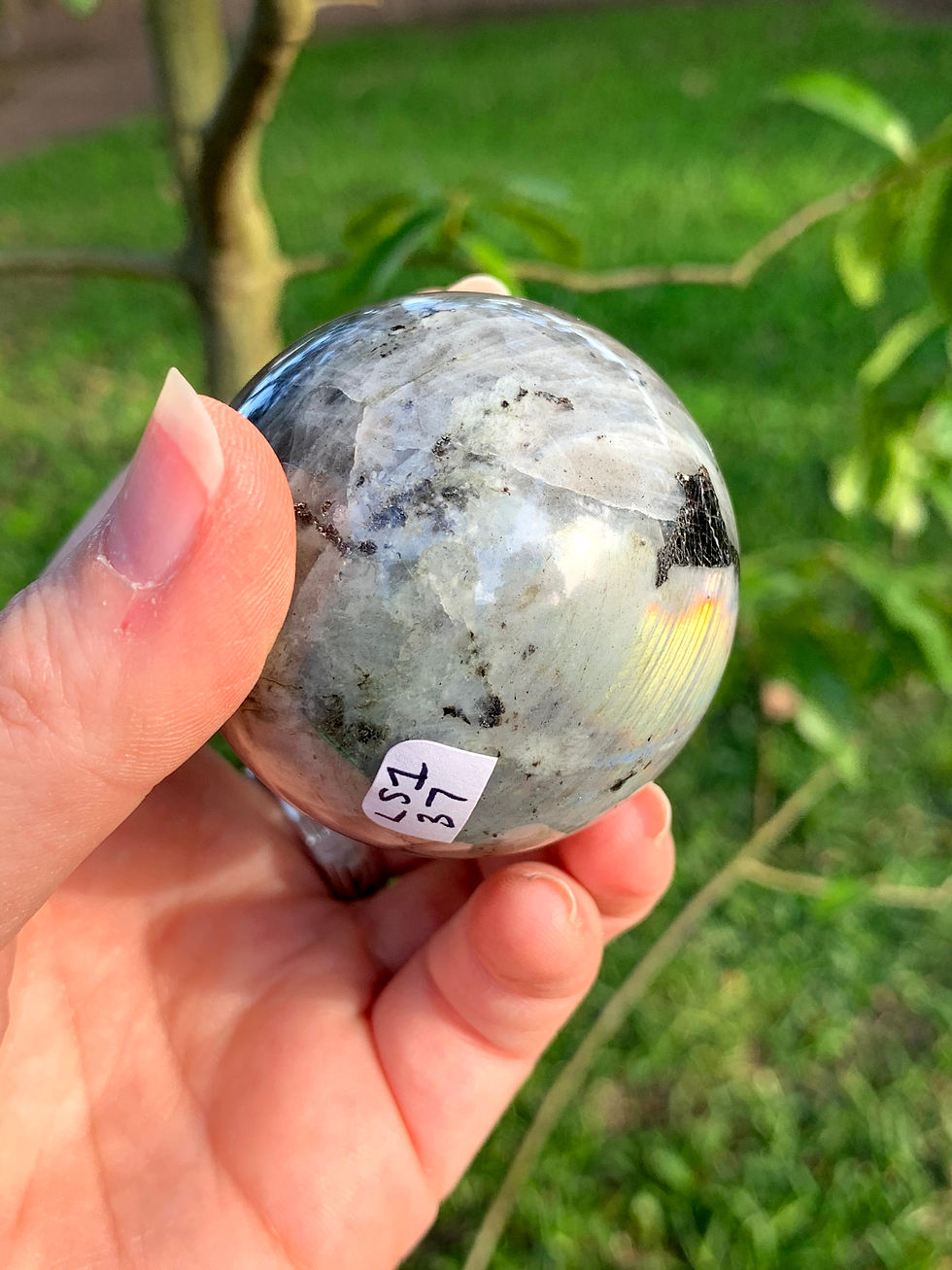 Thumbnail: Rainbow Labradorite Sphere