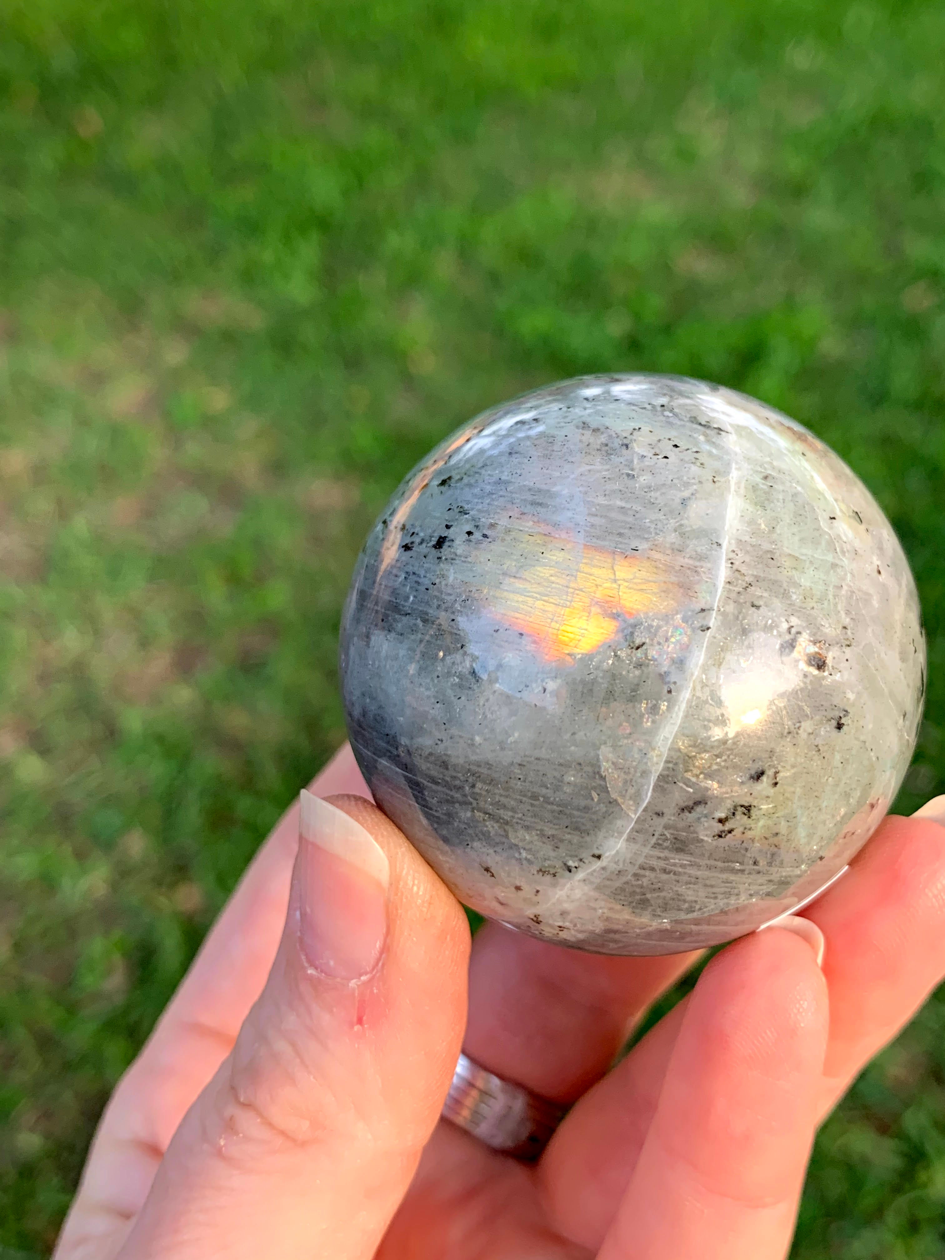 Rainbow Labradorite Sphere