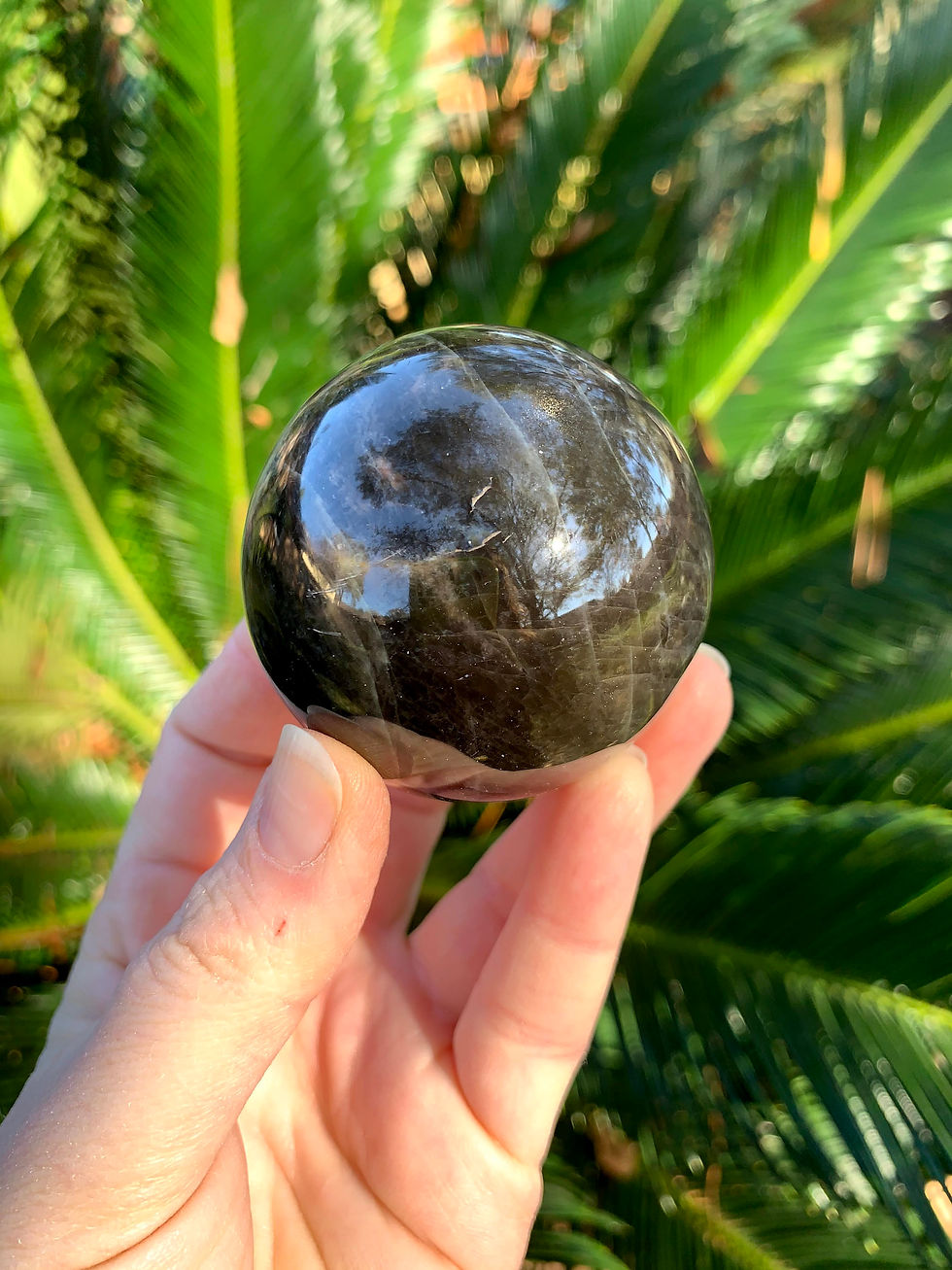 Thumbnail: Black Moonstone Sphere