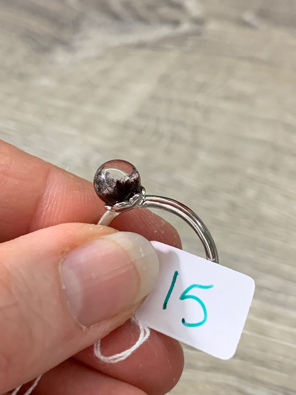 Thumbnail: Lodolite in Quartz Sterling Silver Ring