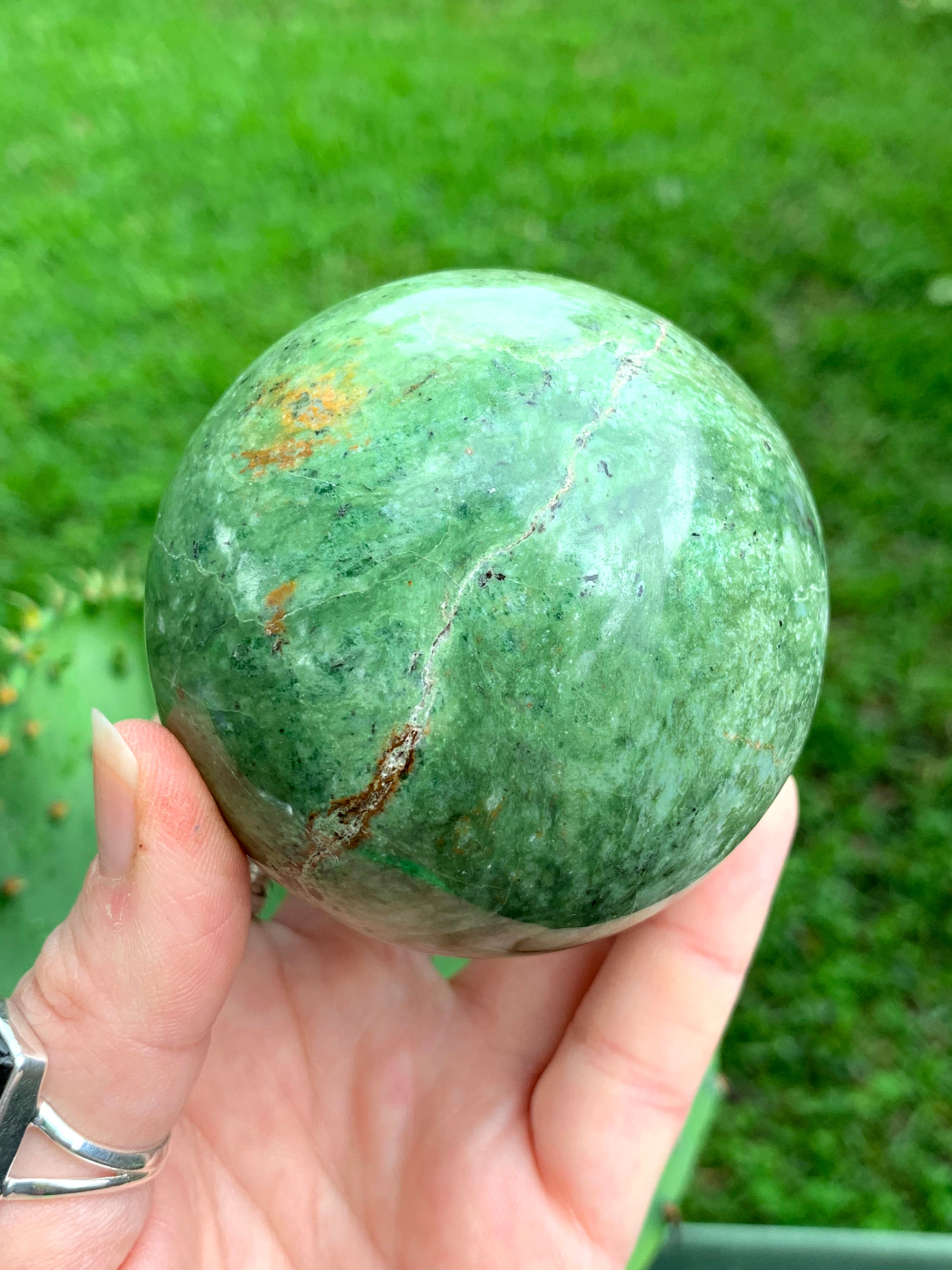 Chrysoprase Sphere from Brazil - A