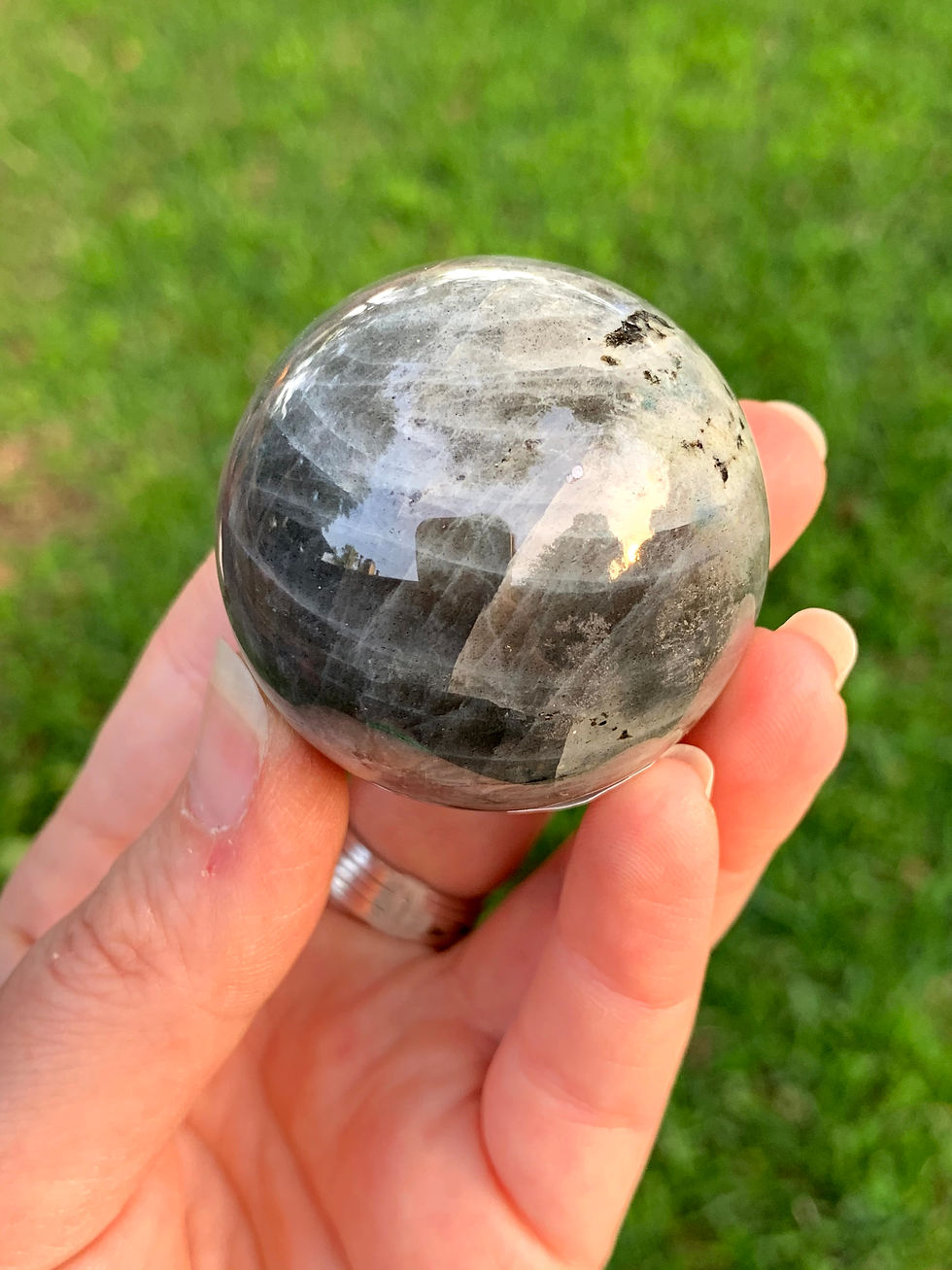 Thumbnail: Rainbow Labradorite Sphere