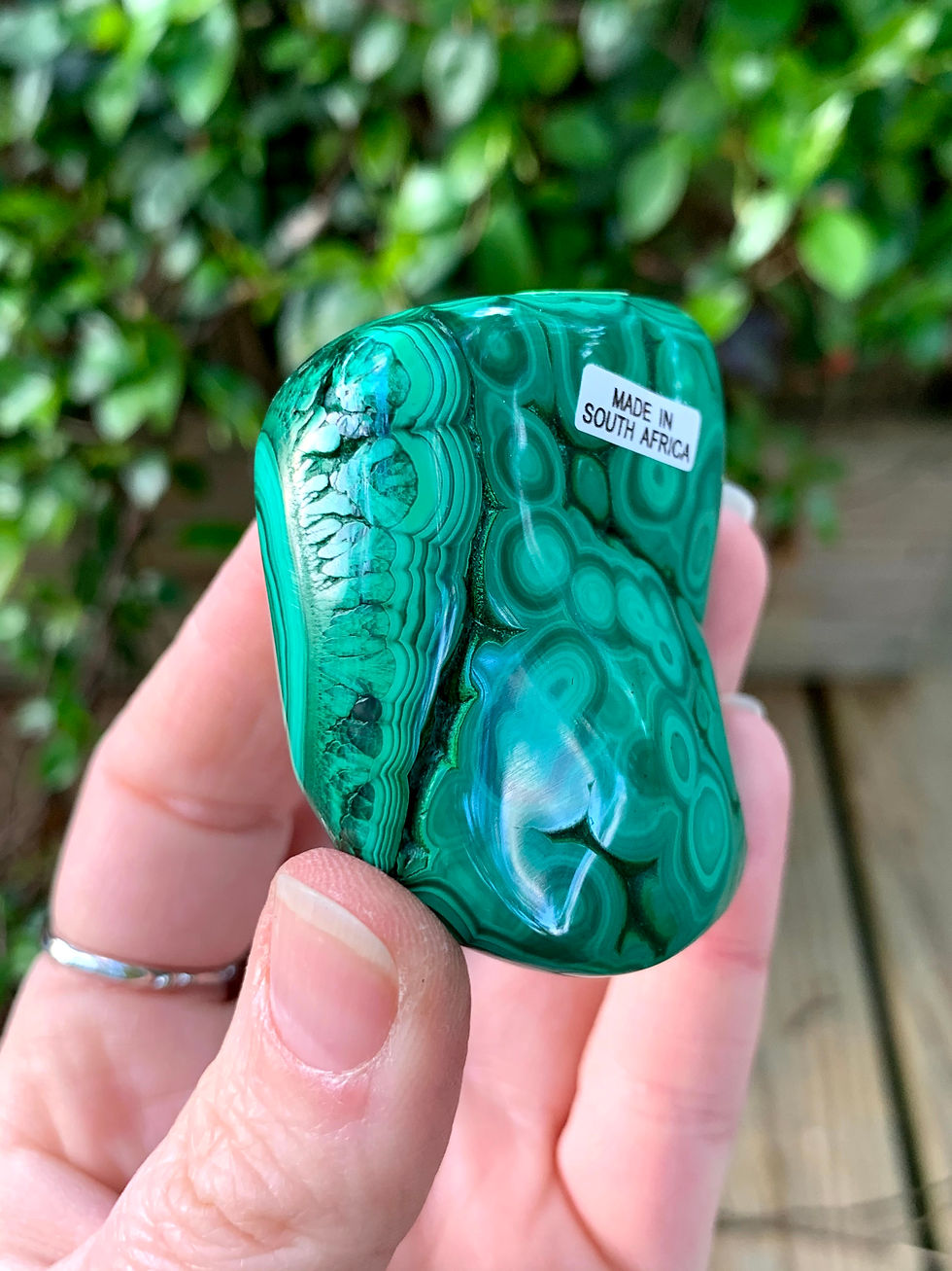 Thumbnail: Malachite Freeform from South Africa