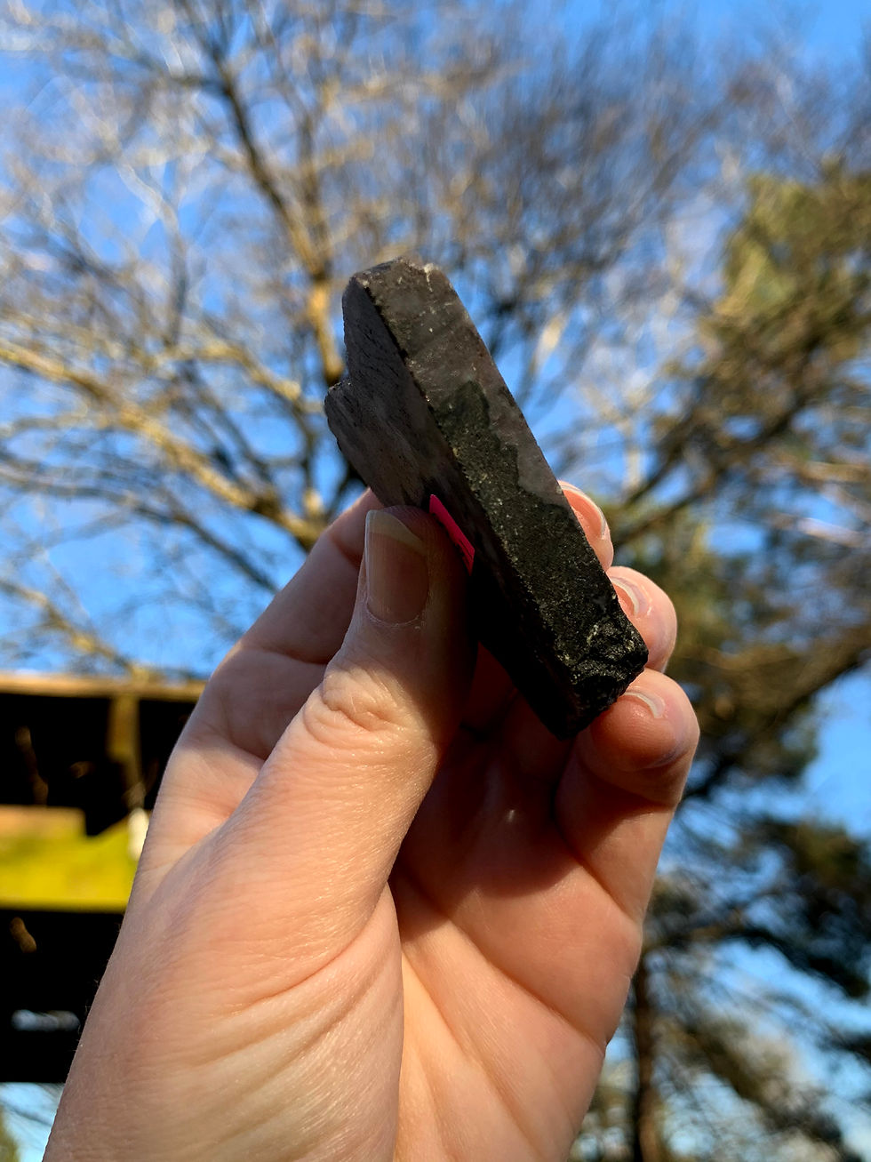 Thumbnail: One Face Polished Indigo Gabbro Slab