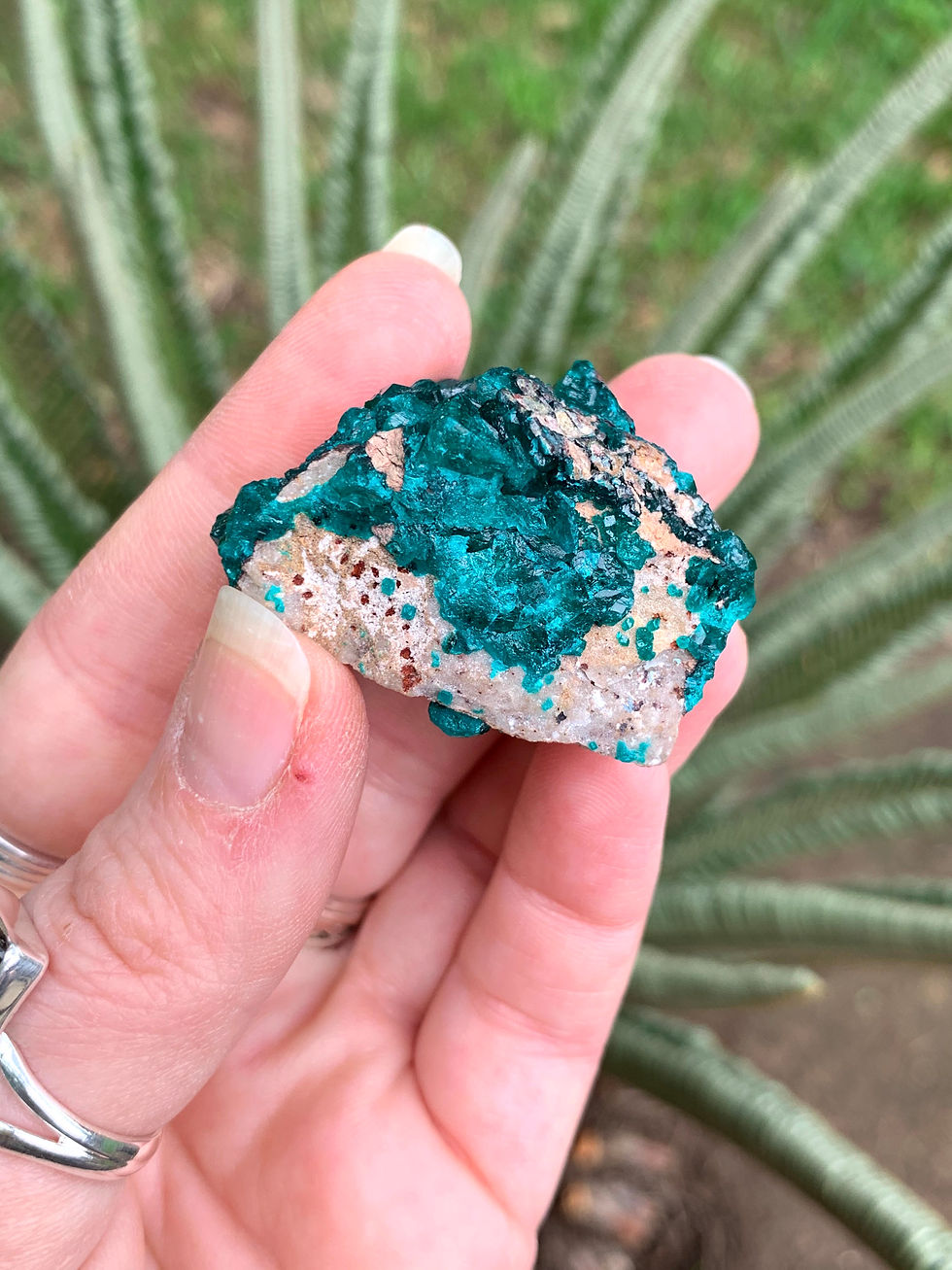 Thumbnail: Dioptase from Zimbabwe