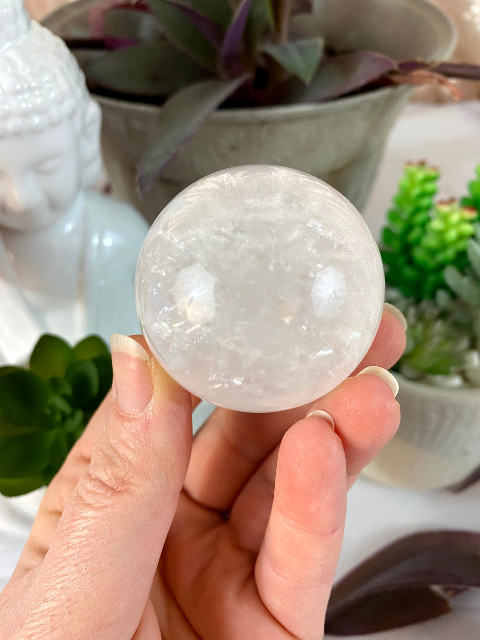 Thumbnail: Optical Calcite - Islandic Spar - Sphere