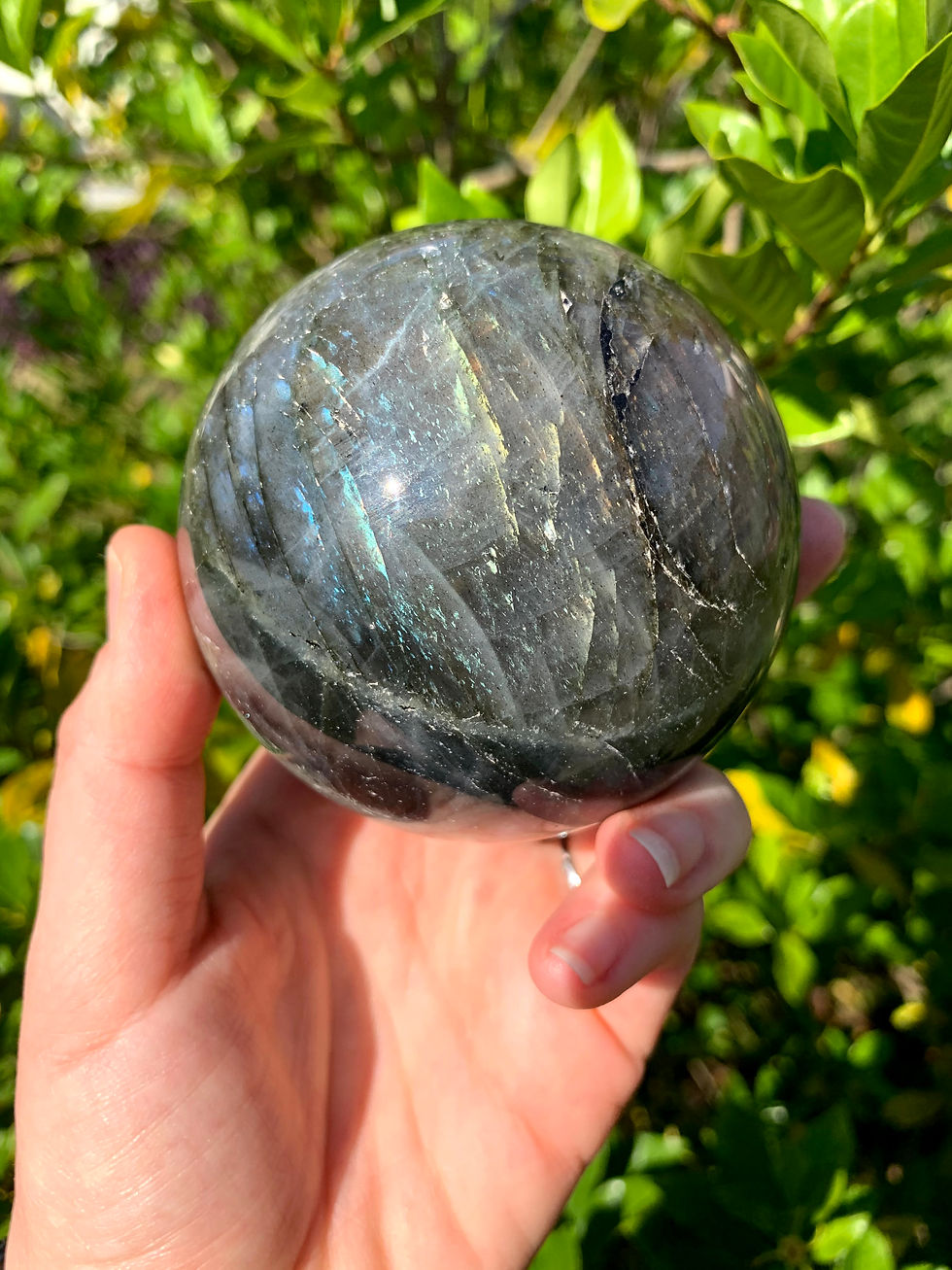 Thumbnail: Sunset Labrodorite Sphere