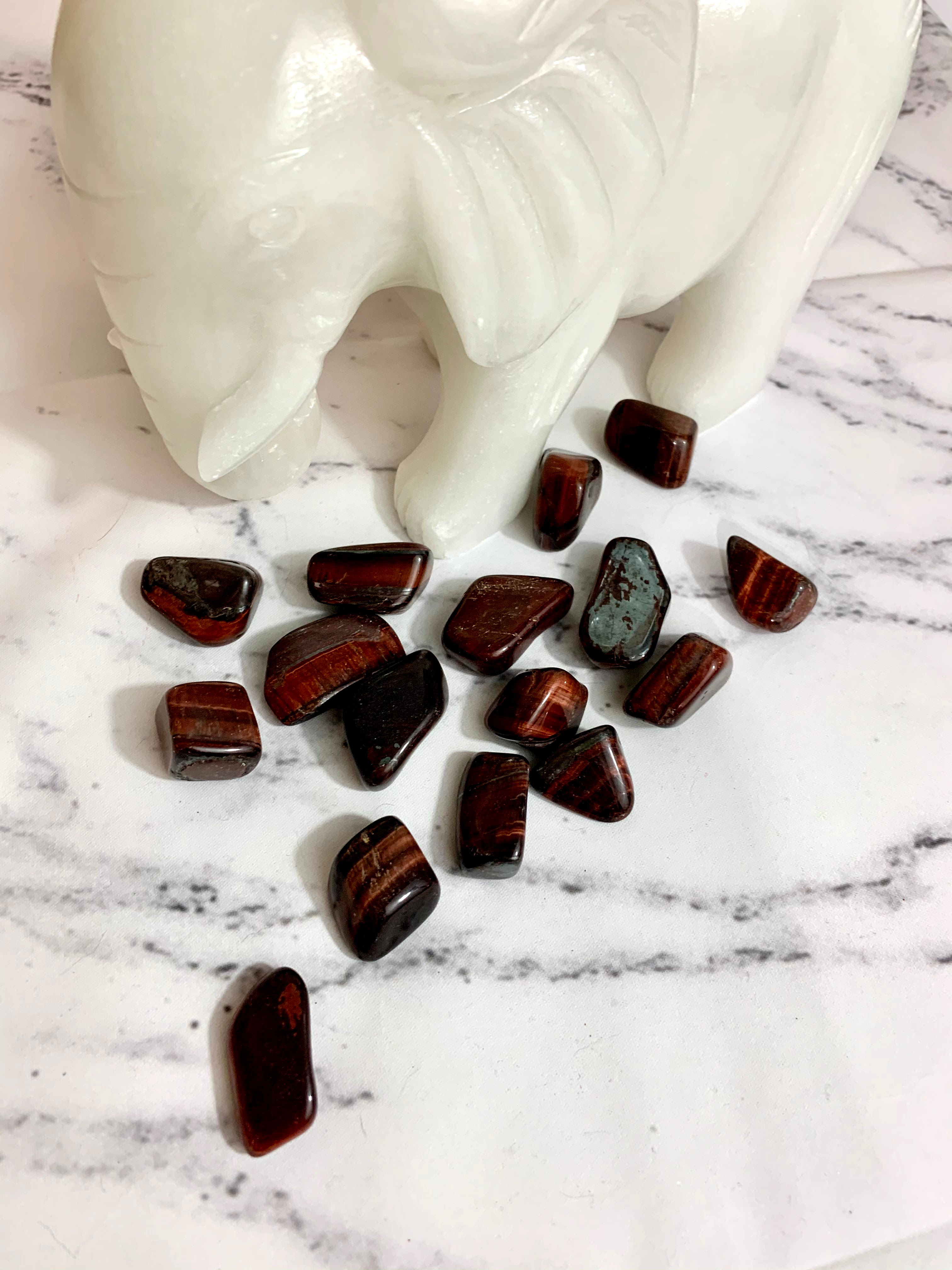 Red Tiger's Eye Tumble