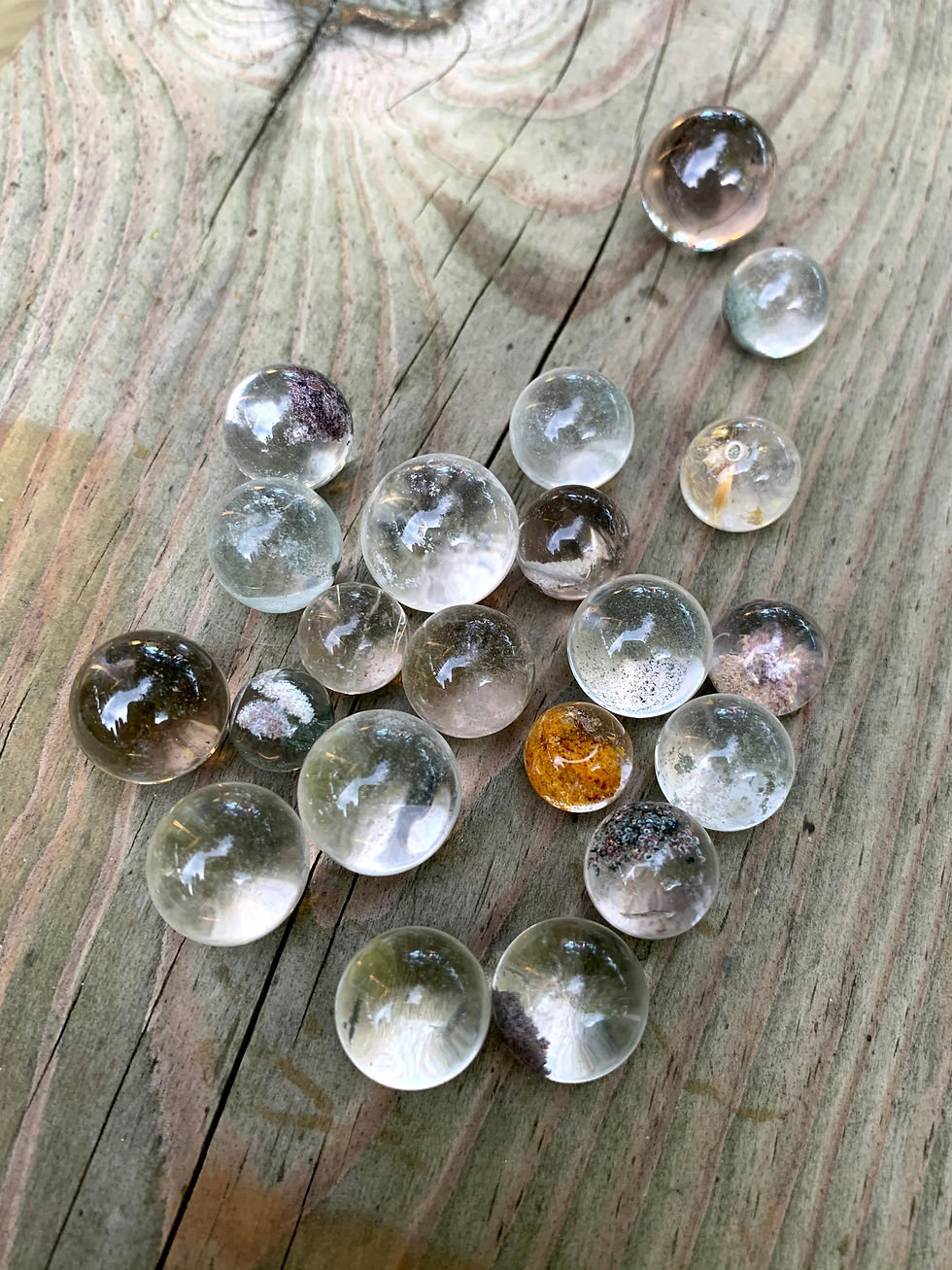 Thumbnail: Garden Quartz Rutile Sphere