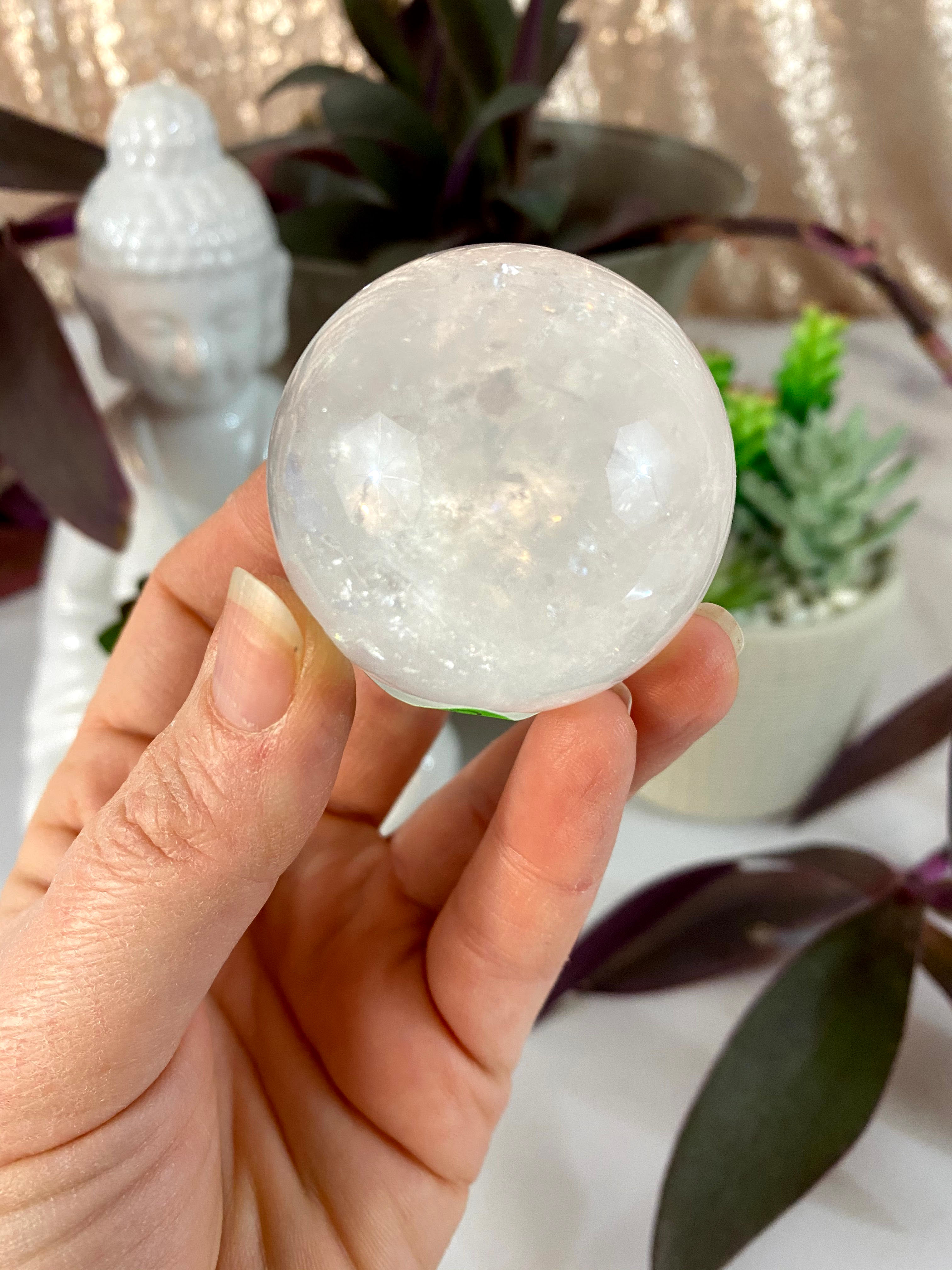 Optical Calcite - Islandic Spar - Sphere