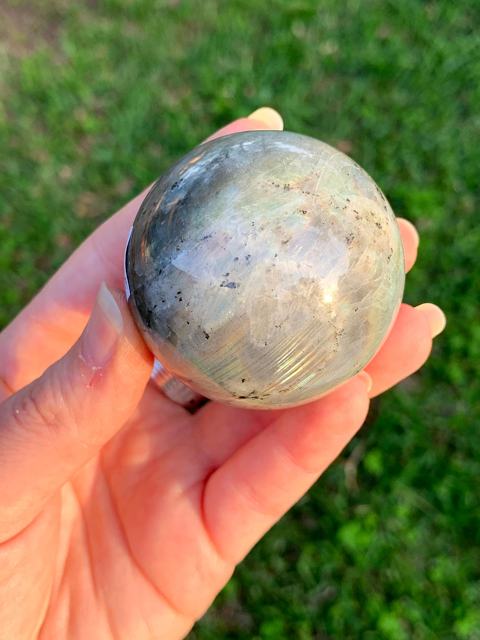 Thumbnail: Rainbow Labradorite Sphere