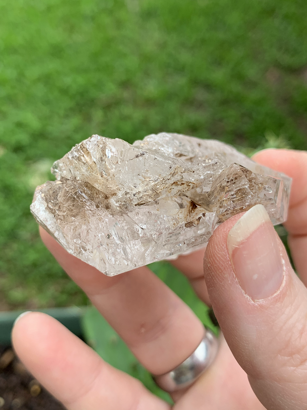 Thumbnail: Window Fenster Elestial Quartz from Pakistan - F