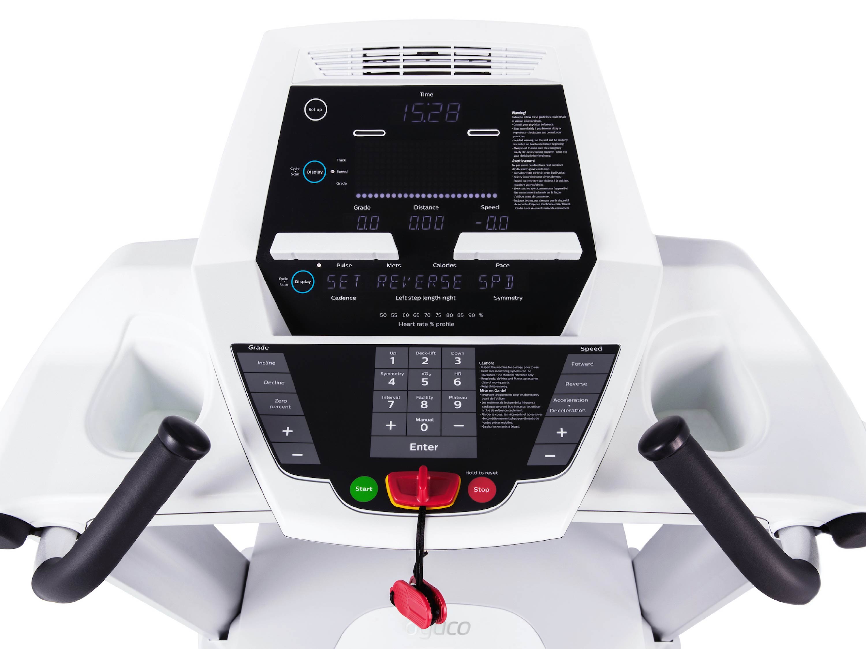 Деталі реабілітаційної бігової доріжки Dyaco MED 7.0T