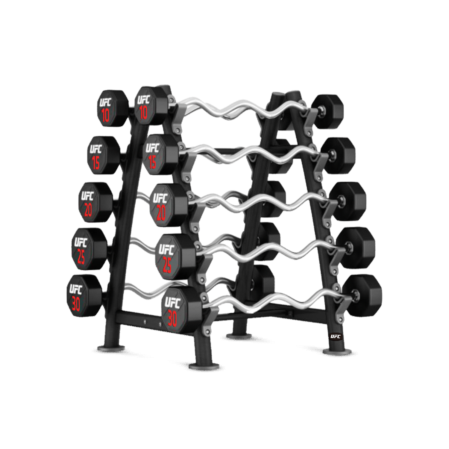 10 PIECE VERTICAL BARBELL RACK