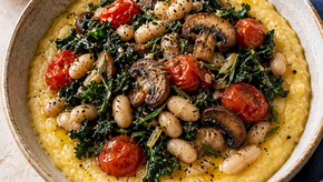 Creamy Tuscan White Bean Polenta Bowls — IndigoKoi Wellness, LLC recipe