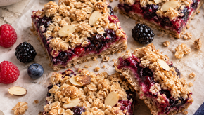Berry Almond Oat Crumble Bars — IndigoKoi Wellness, LLC recipe