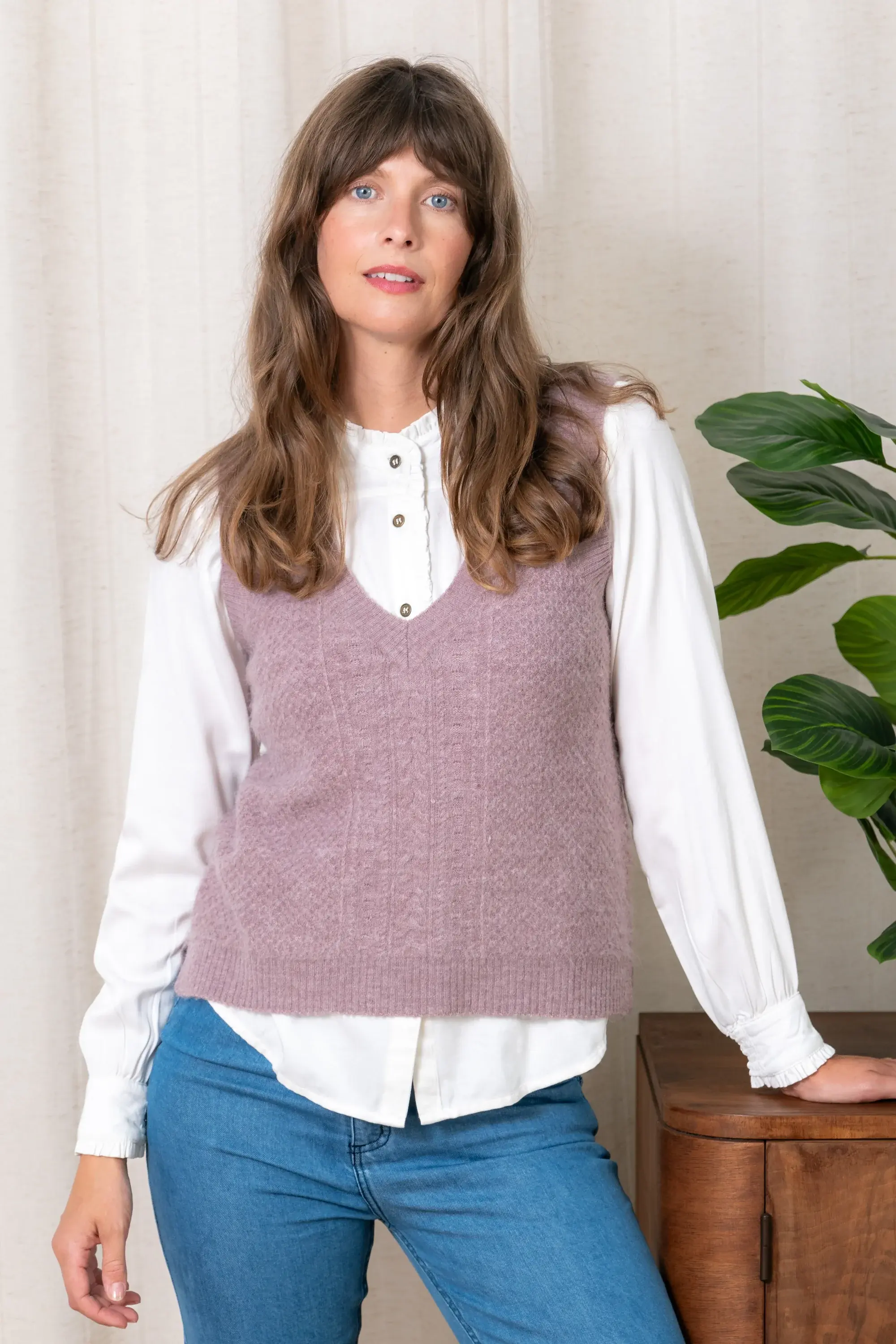 Alpaca Tank Top Dusky Pink